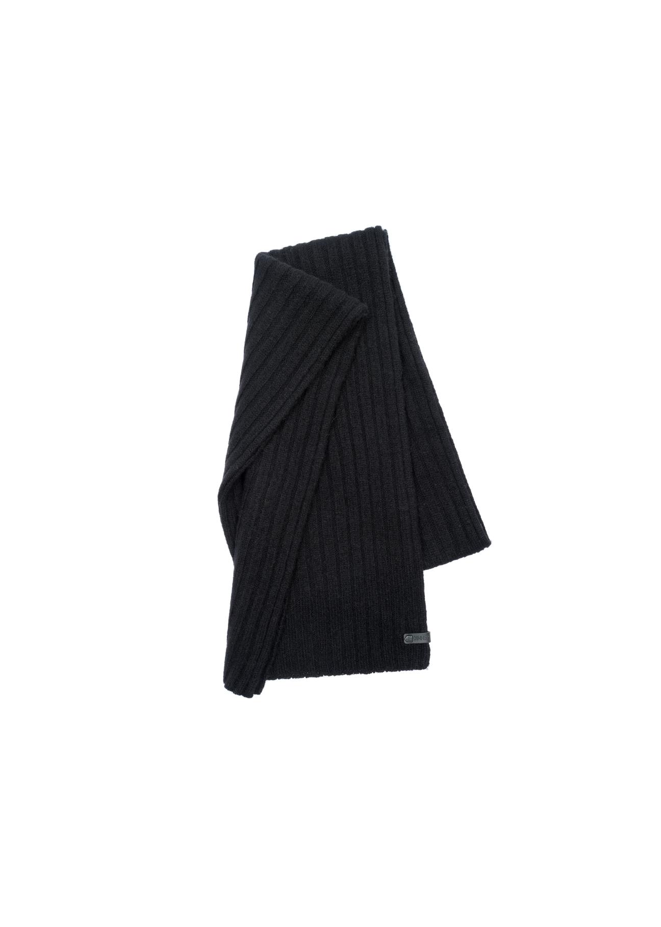 Black men's scarf SZAMT-0030-99(Z24)-02