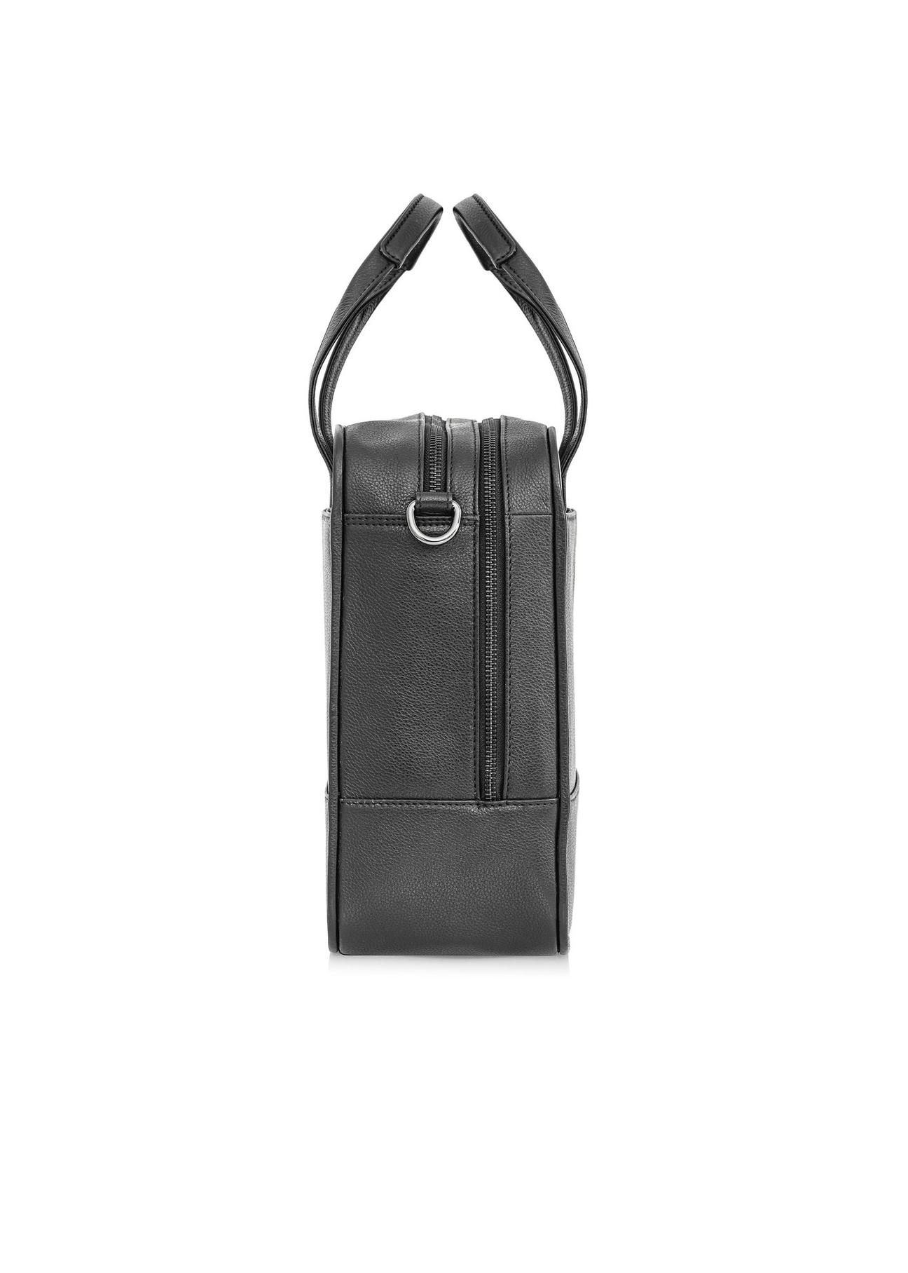 Black leather men's bag TORMS-0448-99(W25)-03