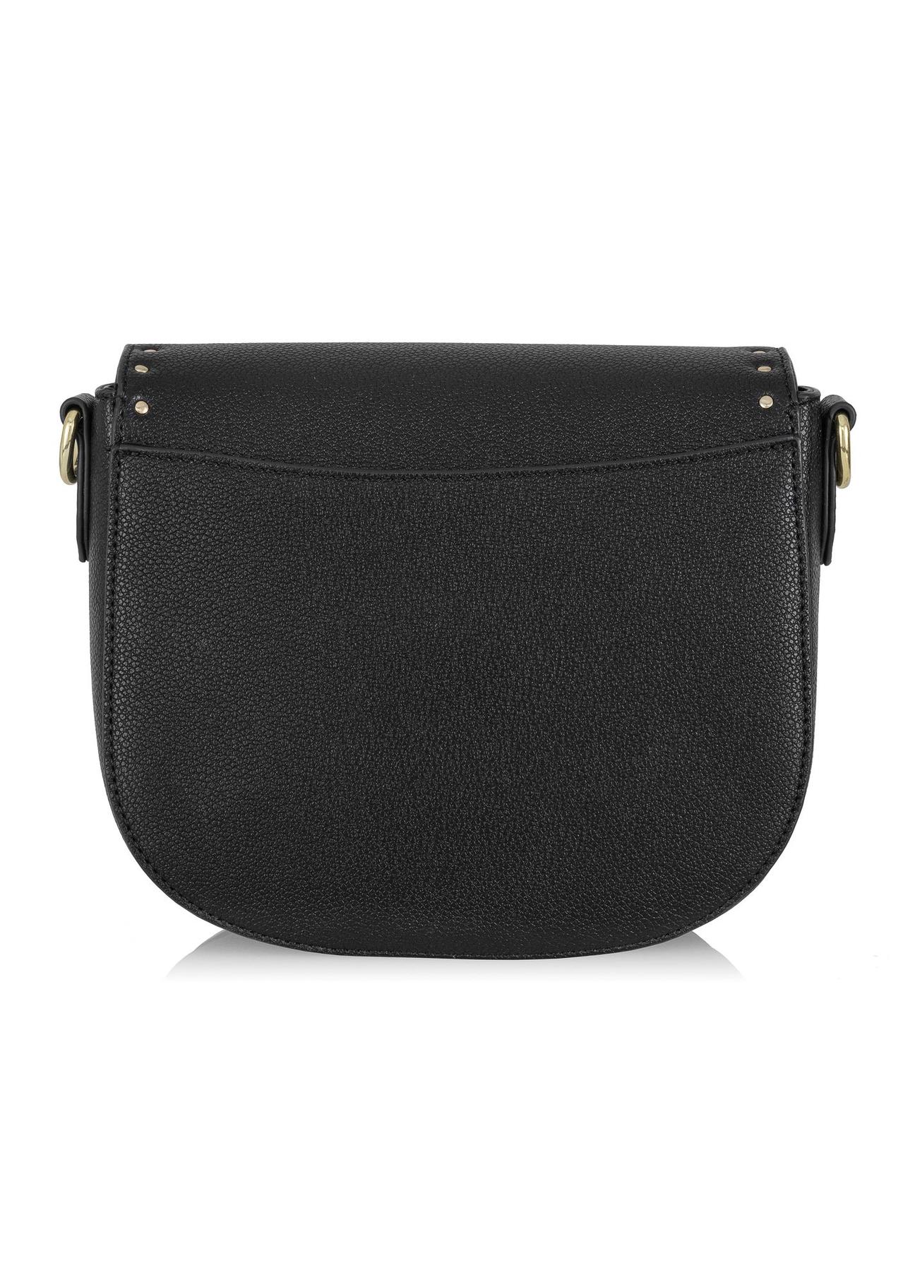 Women's small black mailbag TOREC-0880-99(W24)-04