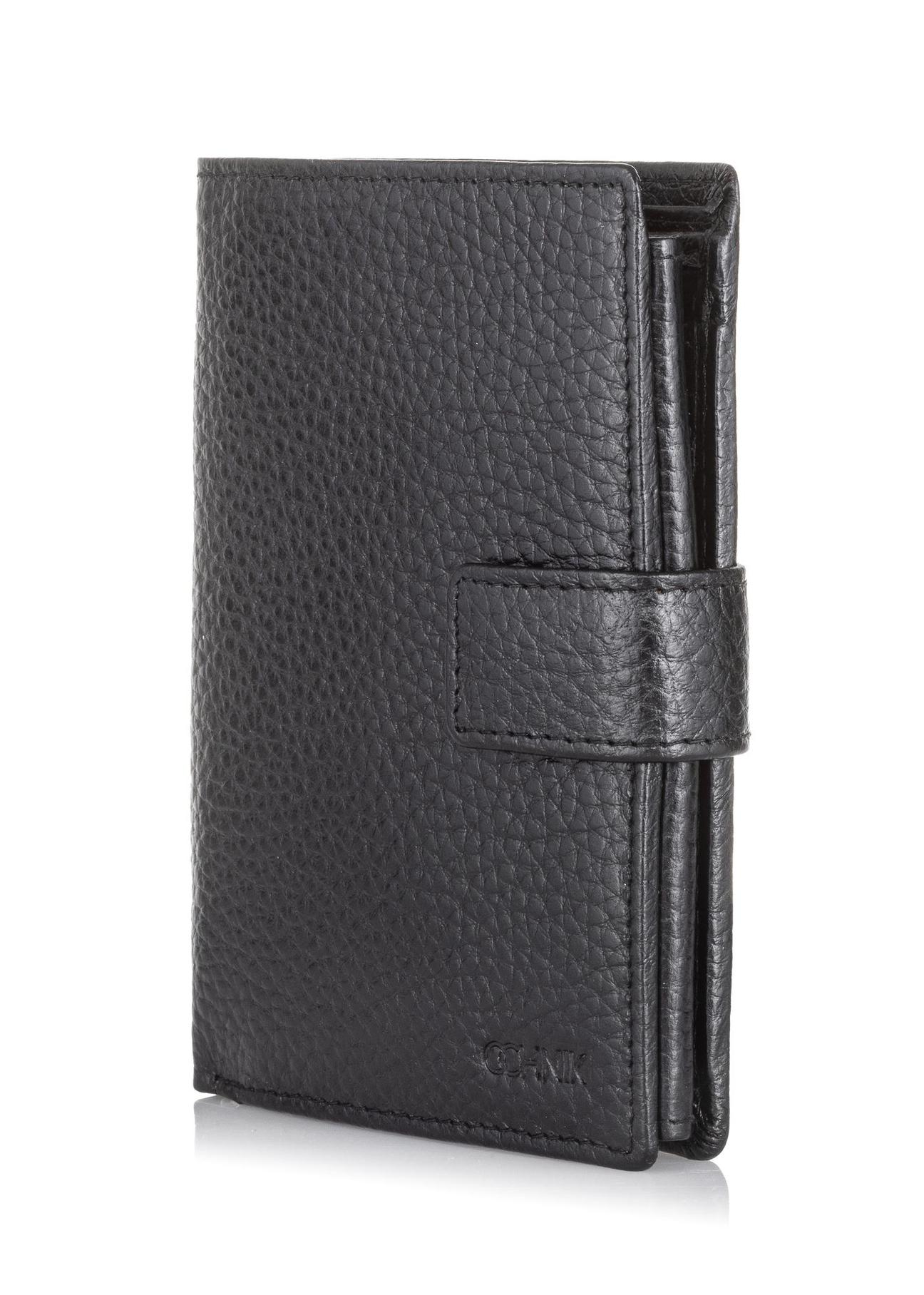 Men's leather clasp wallet PORMS-0525-99(W23)-02