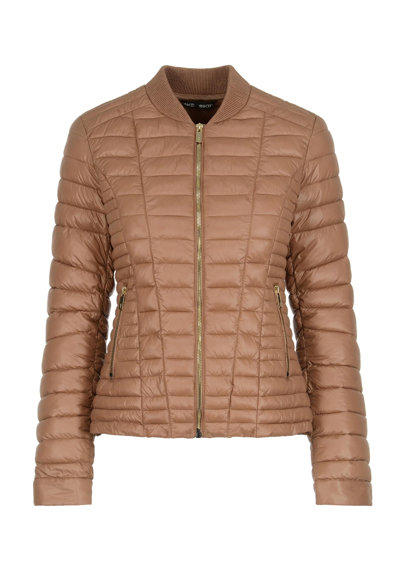 Women's quilted jacket with stand-up collar KURDT-0432-24(W23)-04