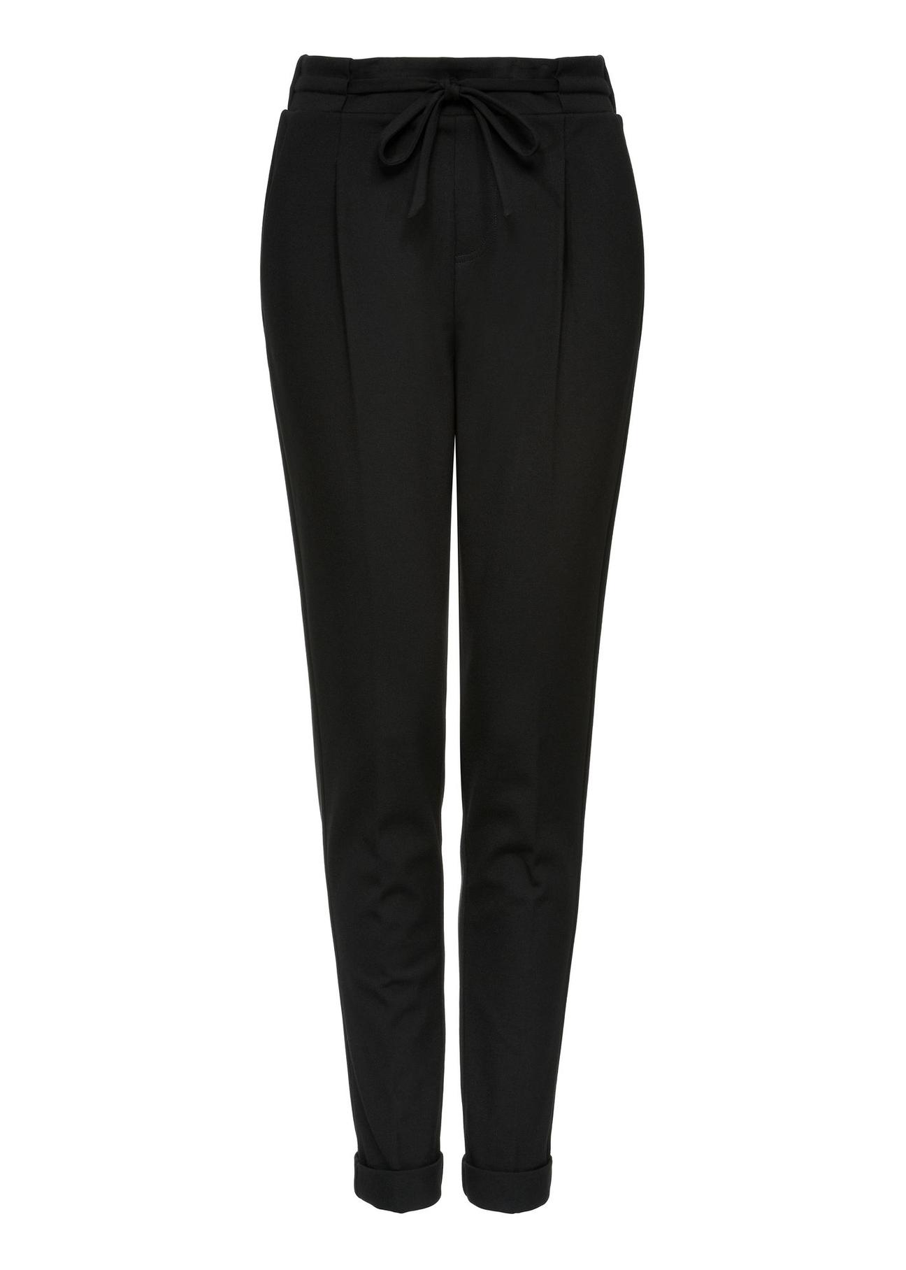 Black women's crease trousers SPODT-0098-99(Z24)