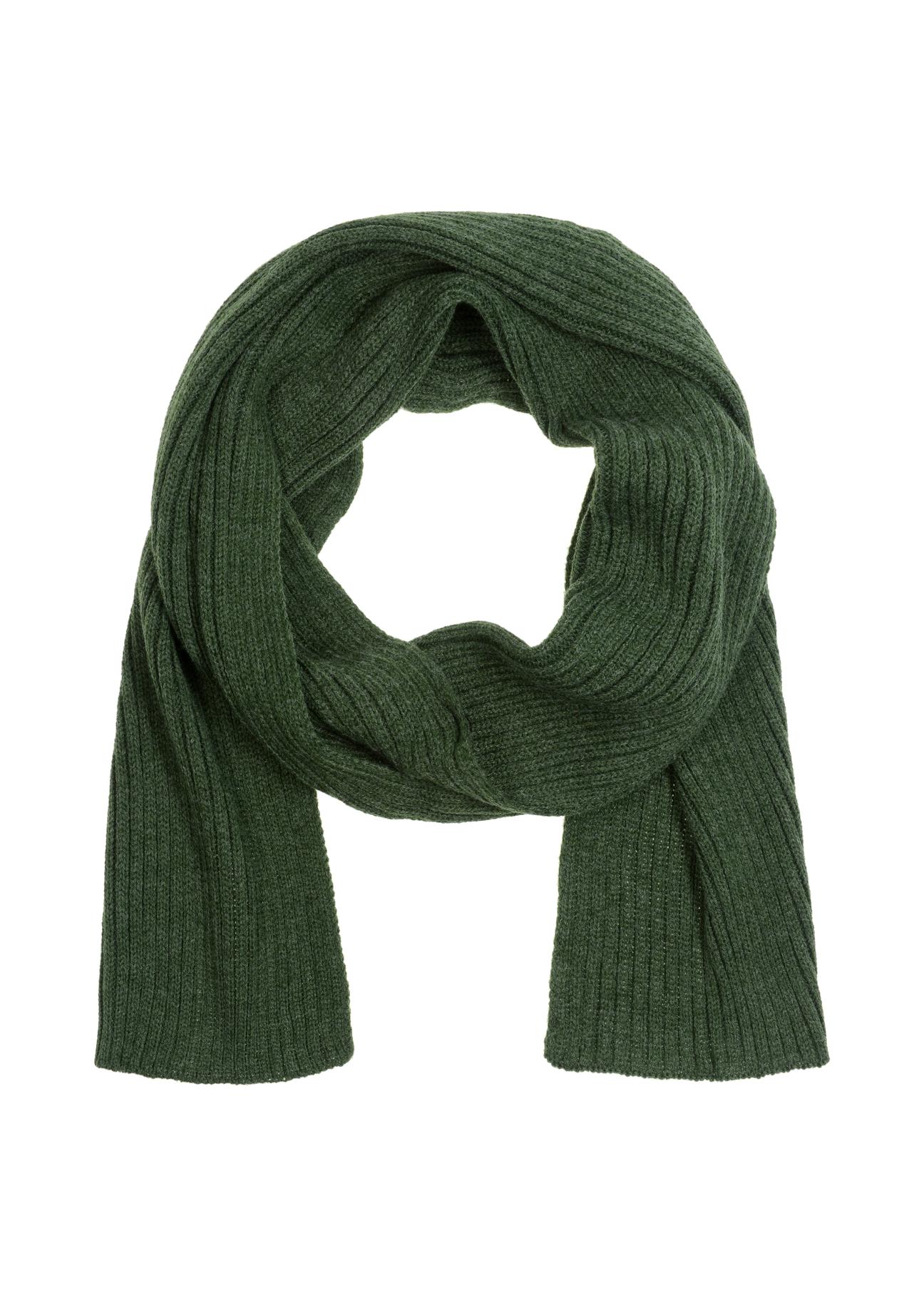 Green men's scarf SZAMT-0016-54(Z23)-03