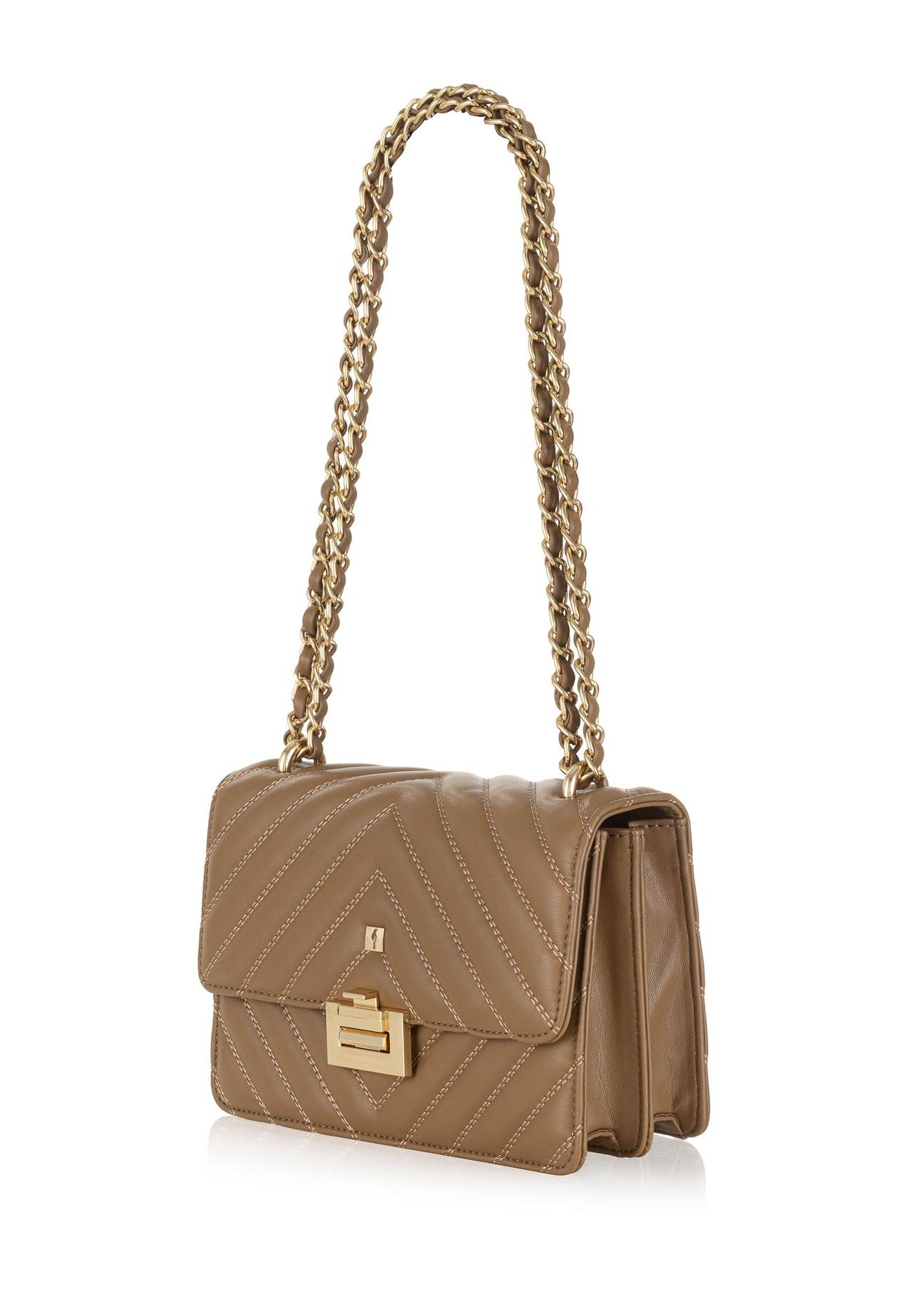 Camel quilted women's bag TOREC-0528B-24(Z24)-02