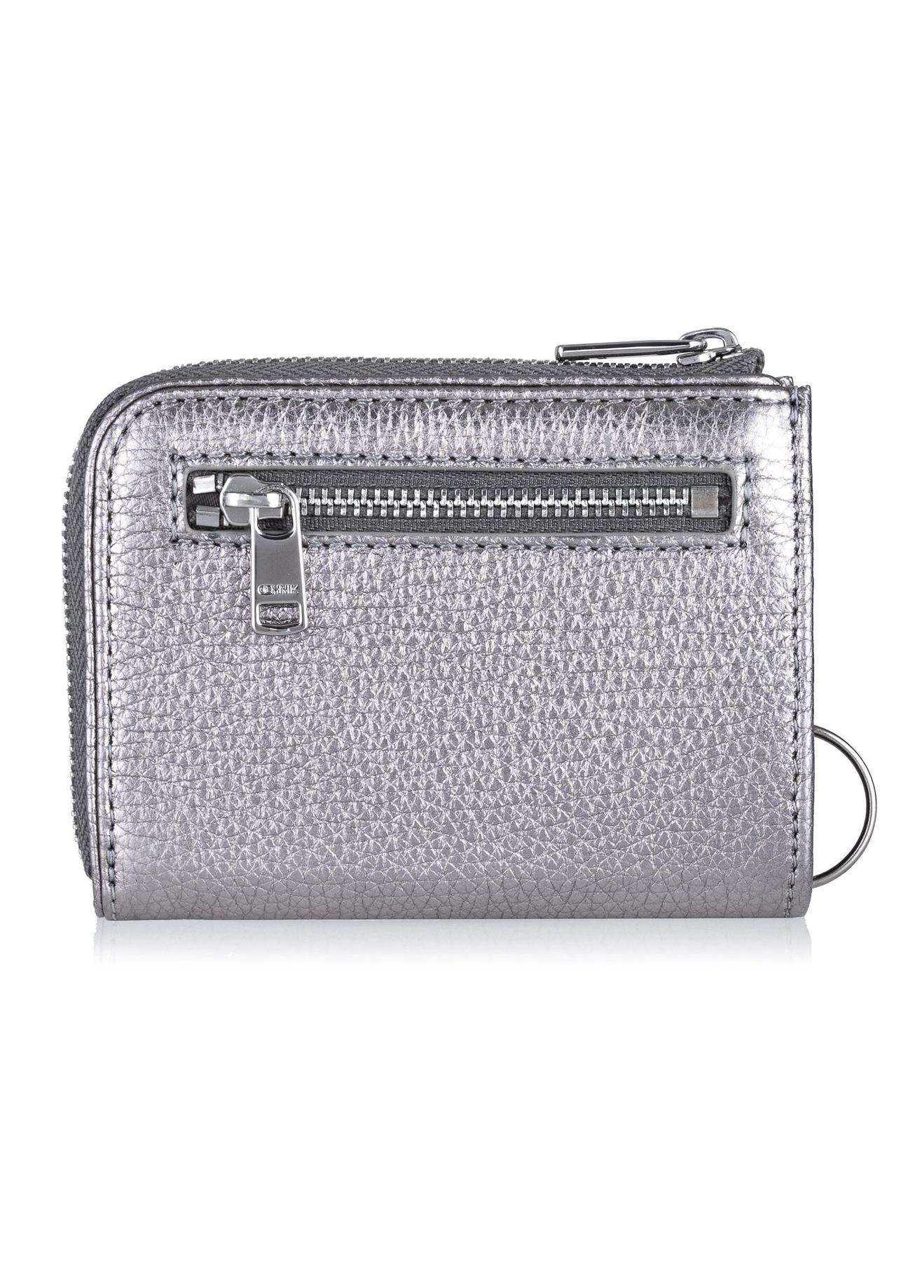 Women's small silver wallet PORES-0838-92(W23)-04