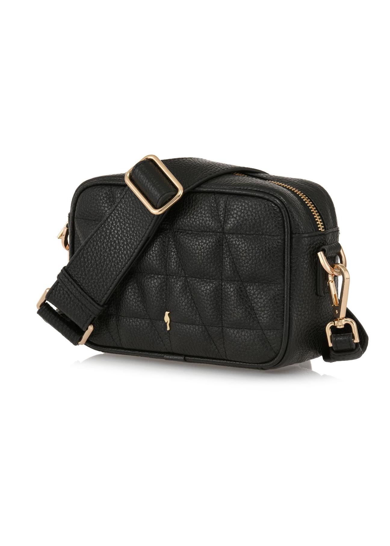 Women's black leather bag TORES-1054-99(Z24)-03