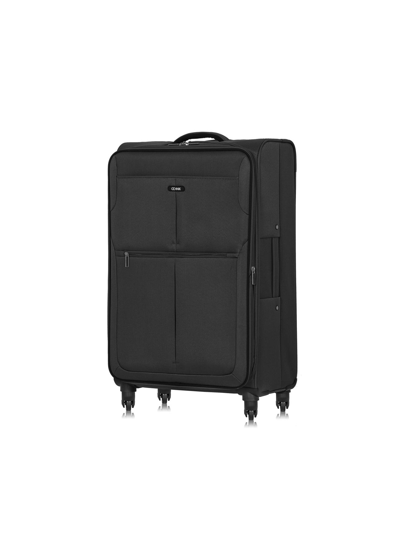 Medium suitcase on wheels WALNY-0030-99-24(W24)-09