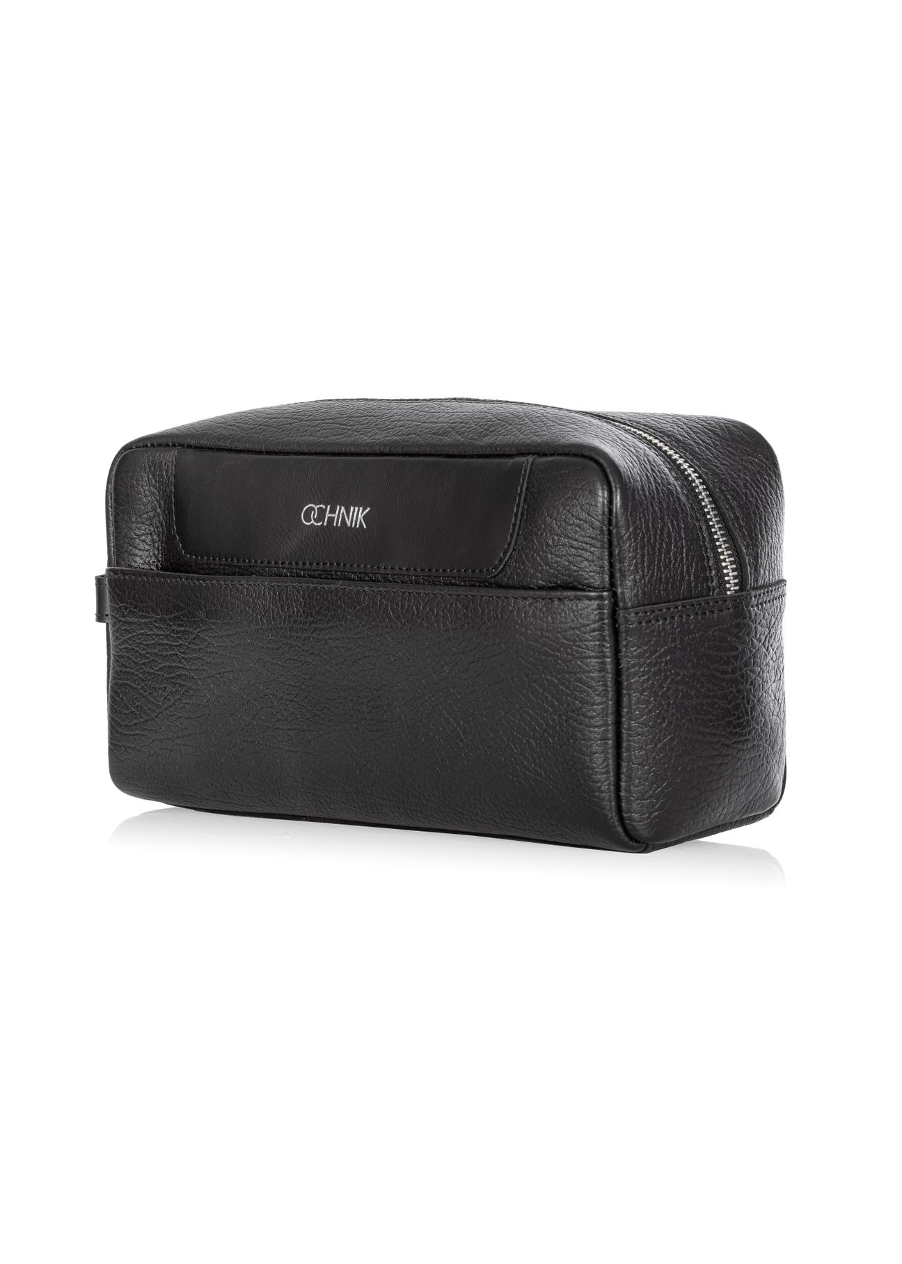 Men's leather cosmetic bag with logo TORMS-0298-99(W24)-02