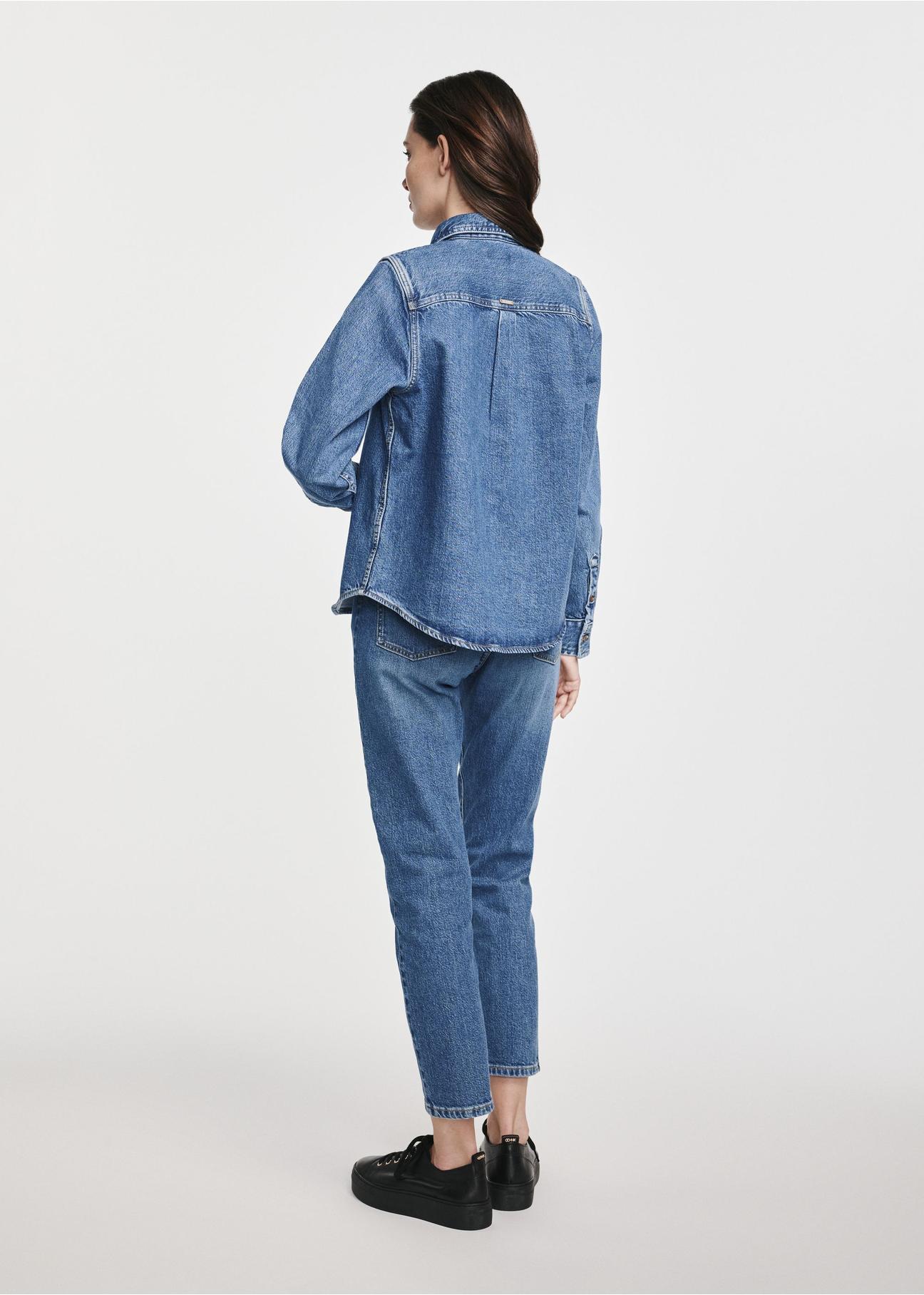 Women's denim shirt KOSDT-0164-69(W25)-07