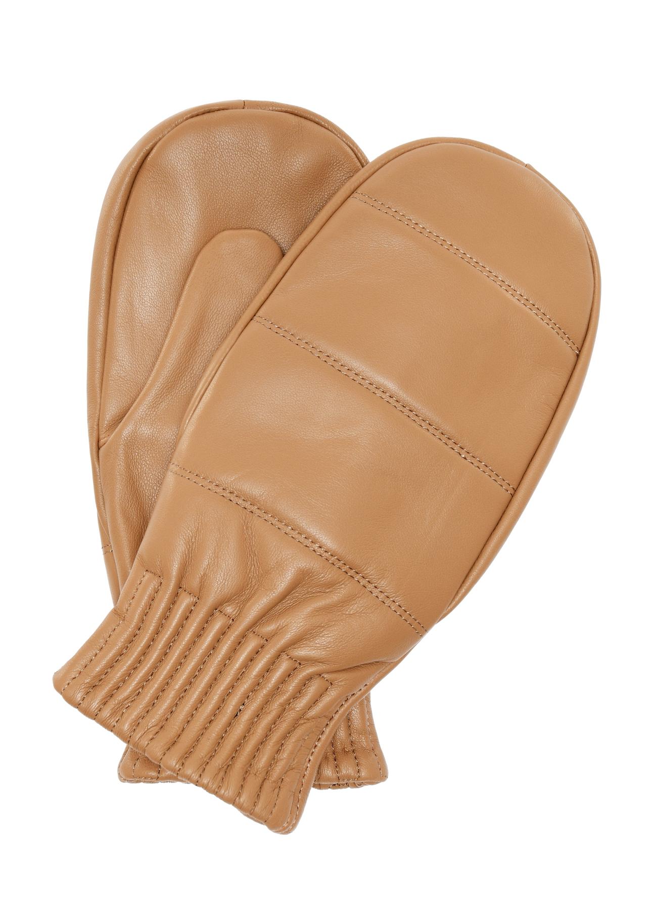 Women's leather gloves with one finger REKDS-0084-81(Z23)-01