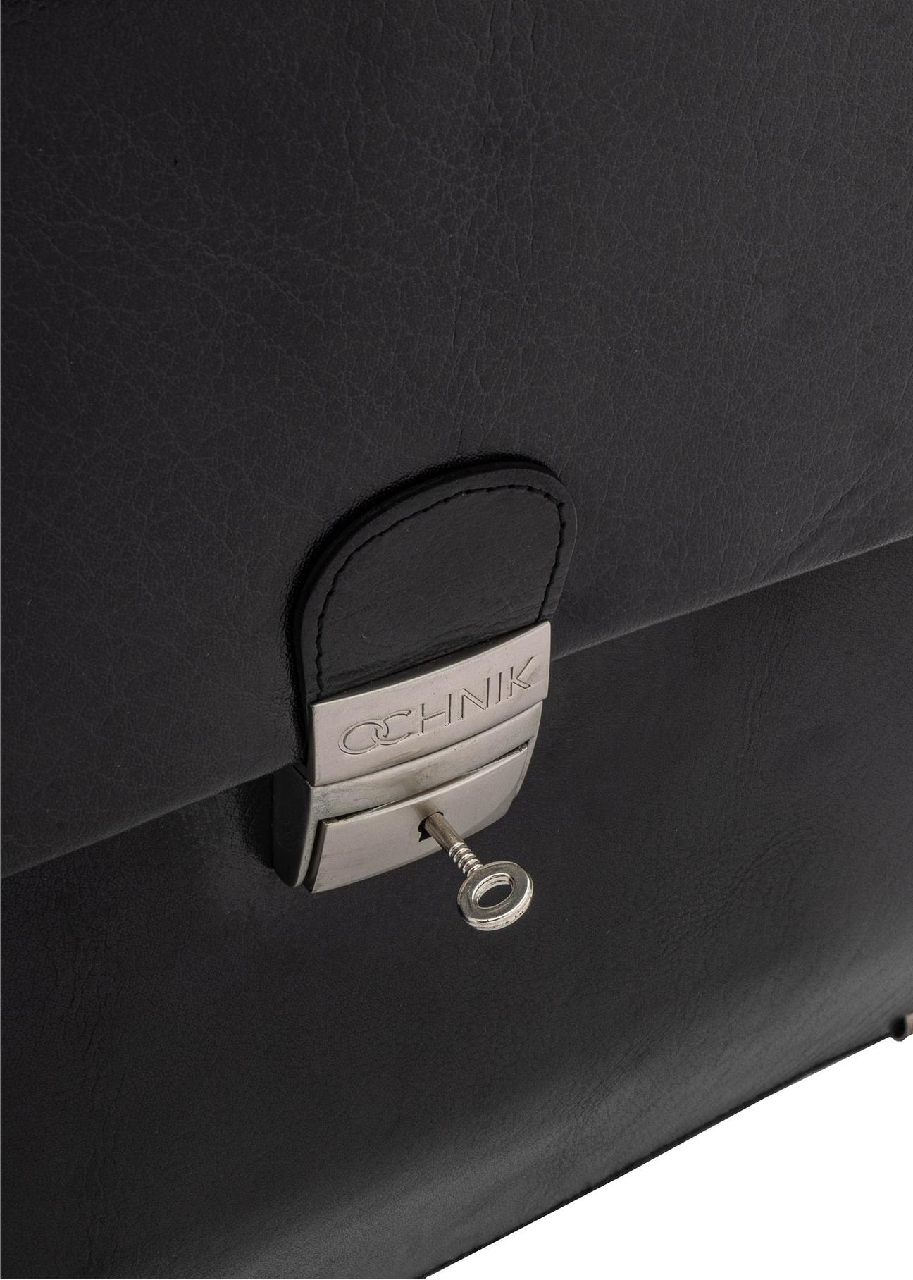 Black leather document folder VB-202A-99(KS)-06