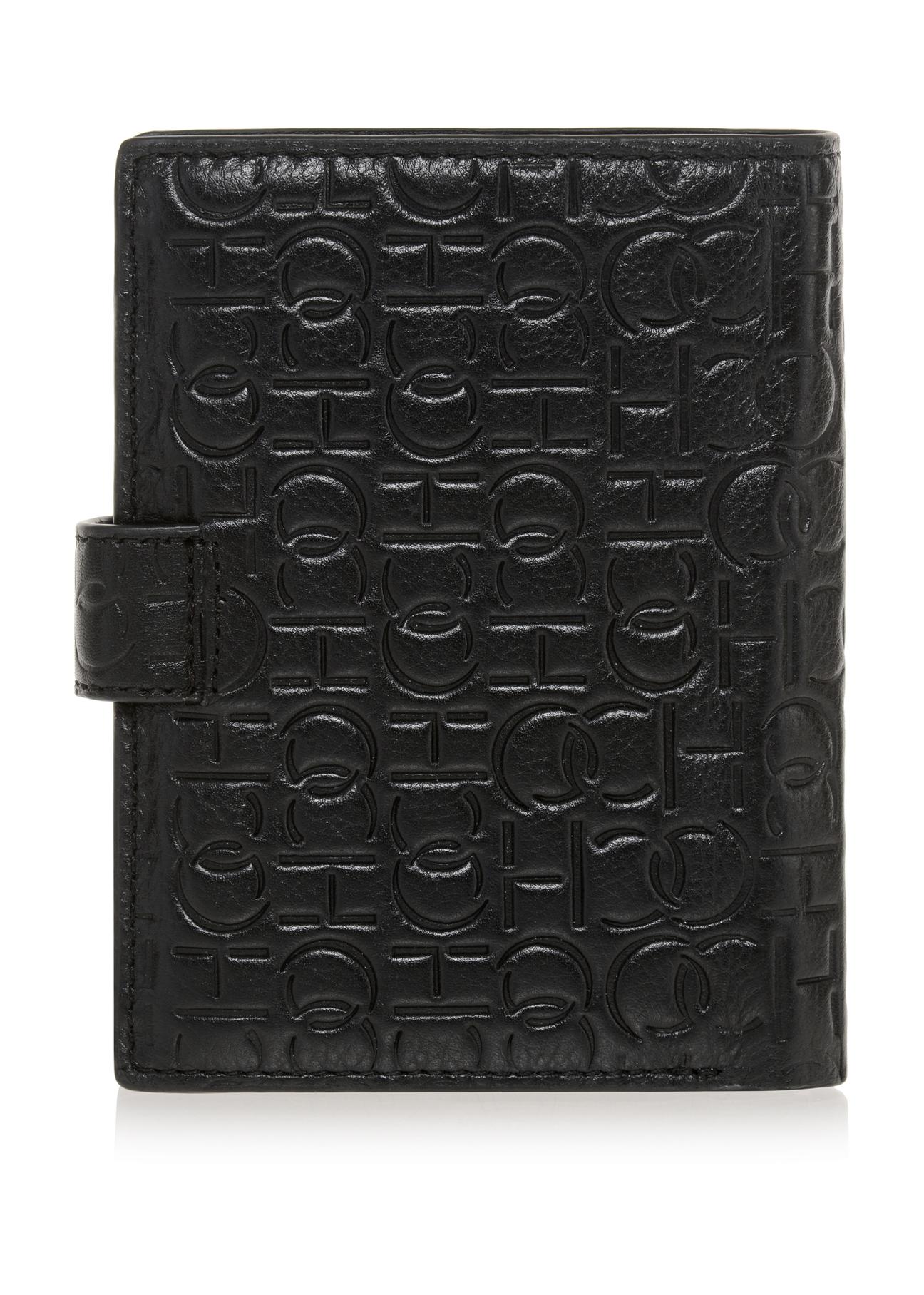 Men's leather wallet with embossing PORMS-0602-98(Z23)-02