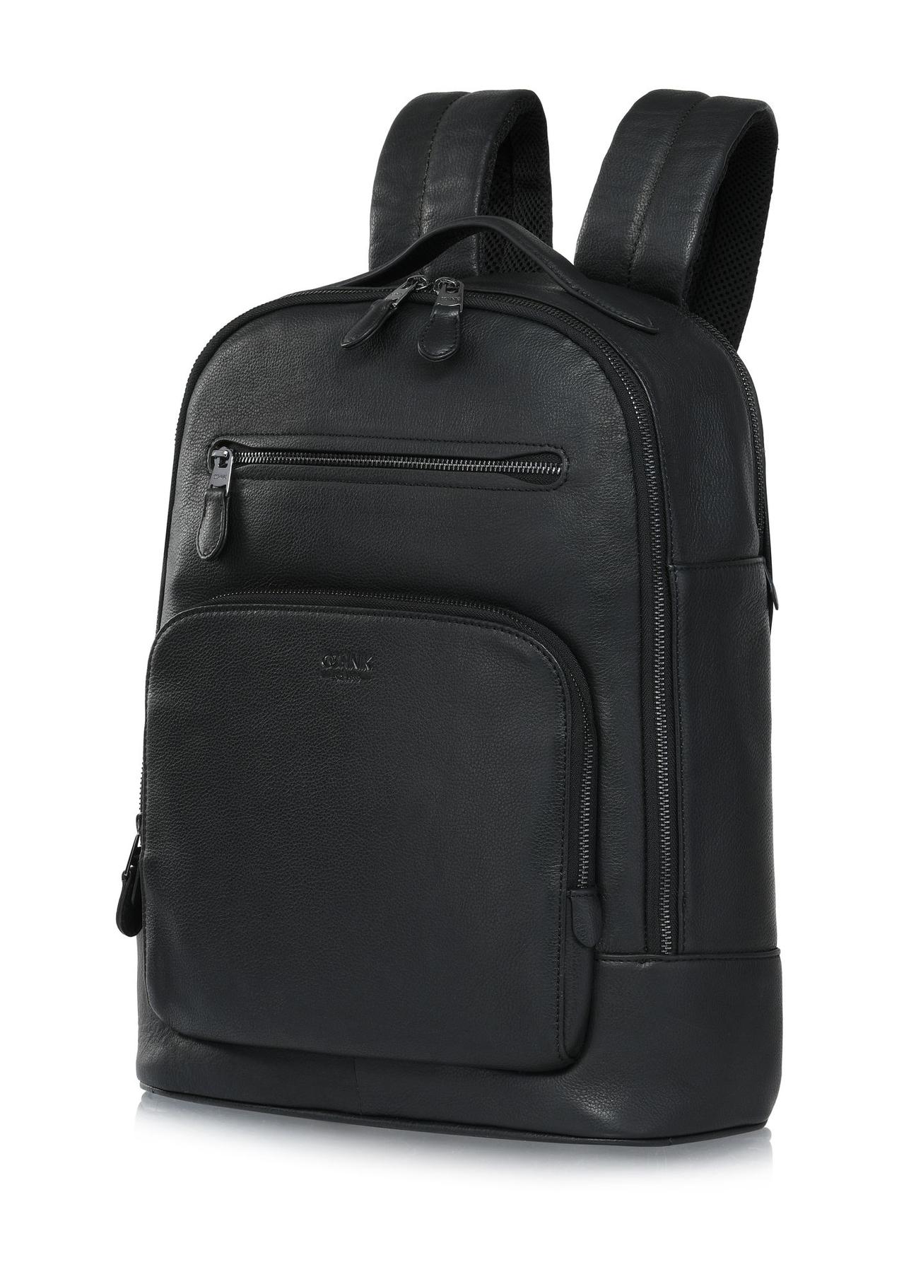 Large leather men's laptop backpack PLCMS-0021-99(Z24)-02