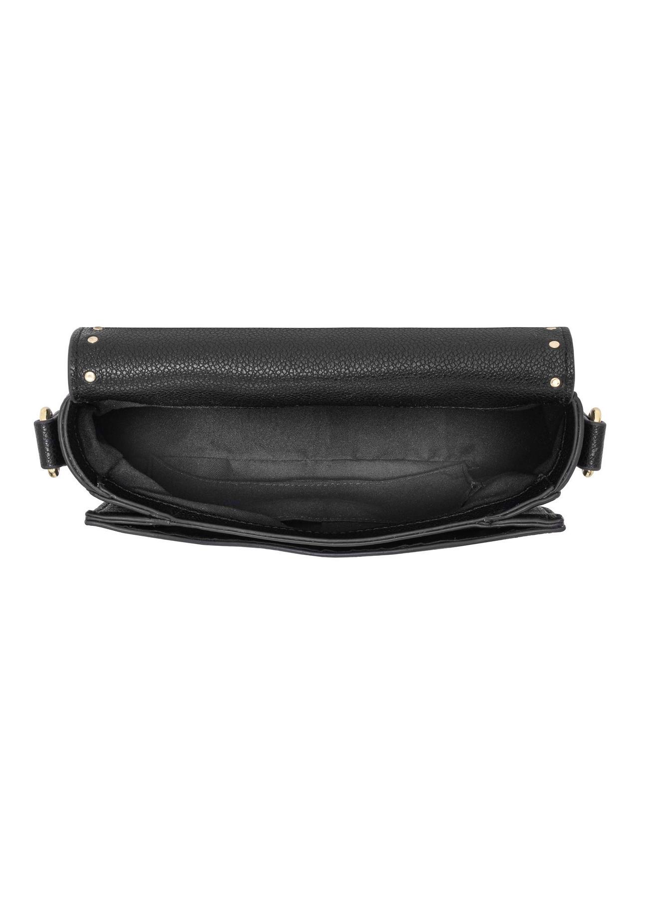 Women's small black mailbag TOREC-0880-99(W24)-05