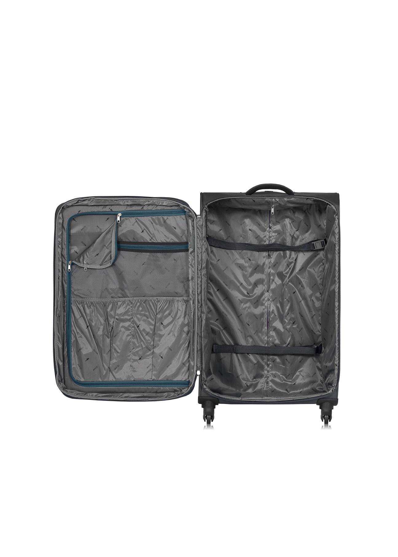 Medium suitcase on wheels WALNY-0030-99-24(W24)-05