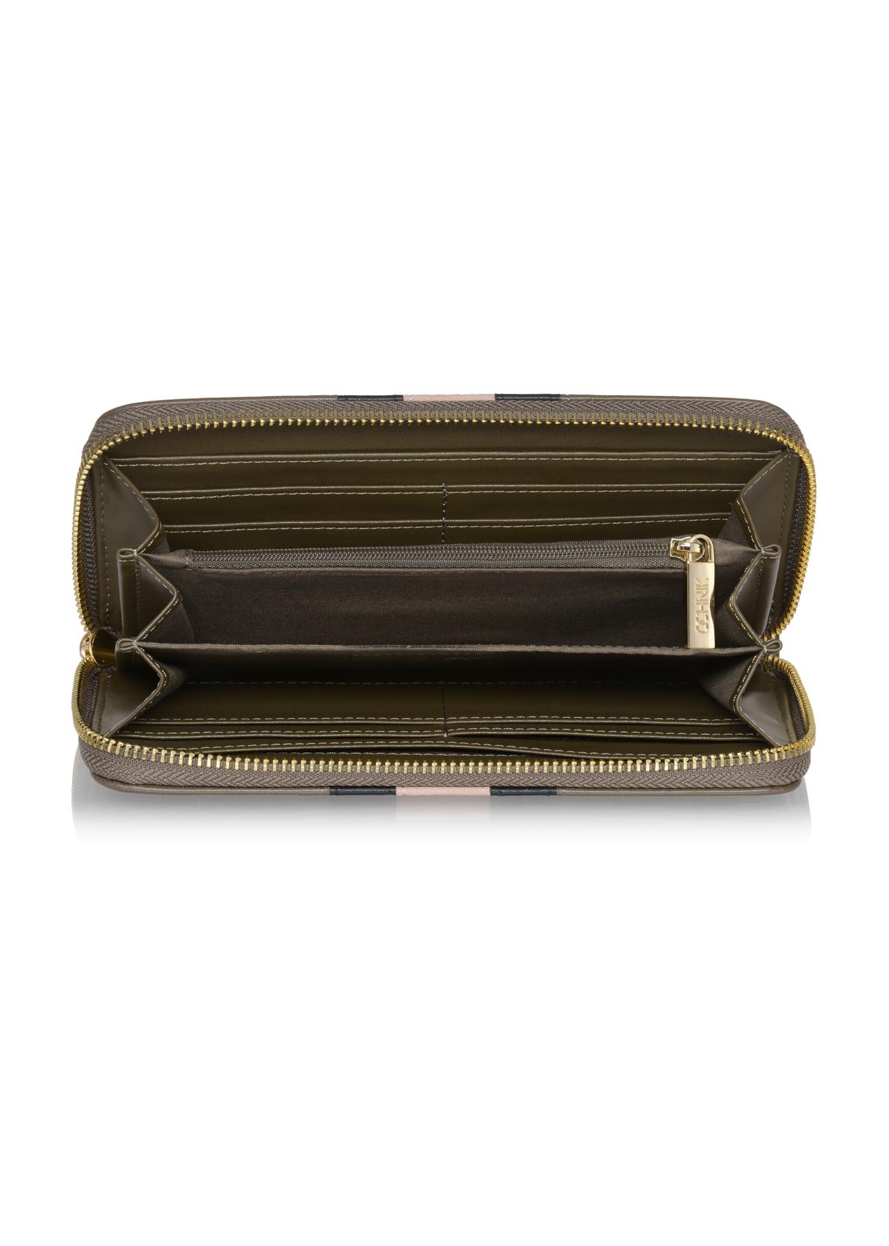 Large dark green women's wallet POREC-0358-54(Z24)-04