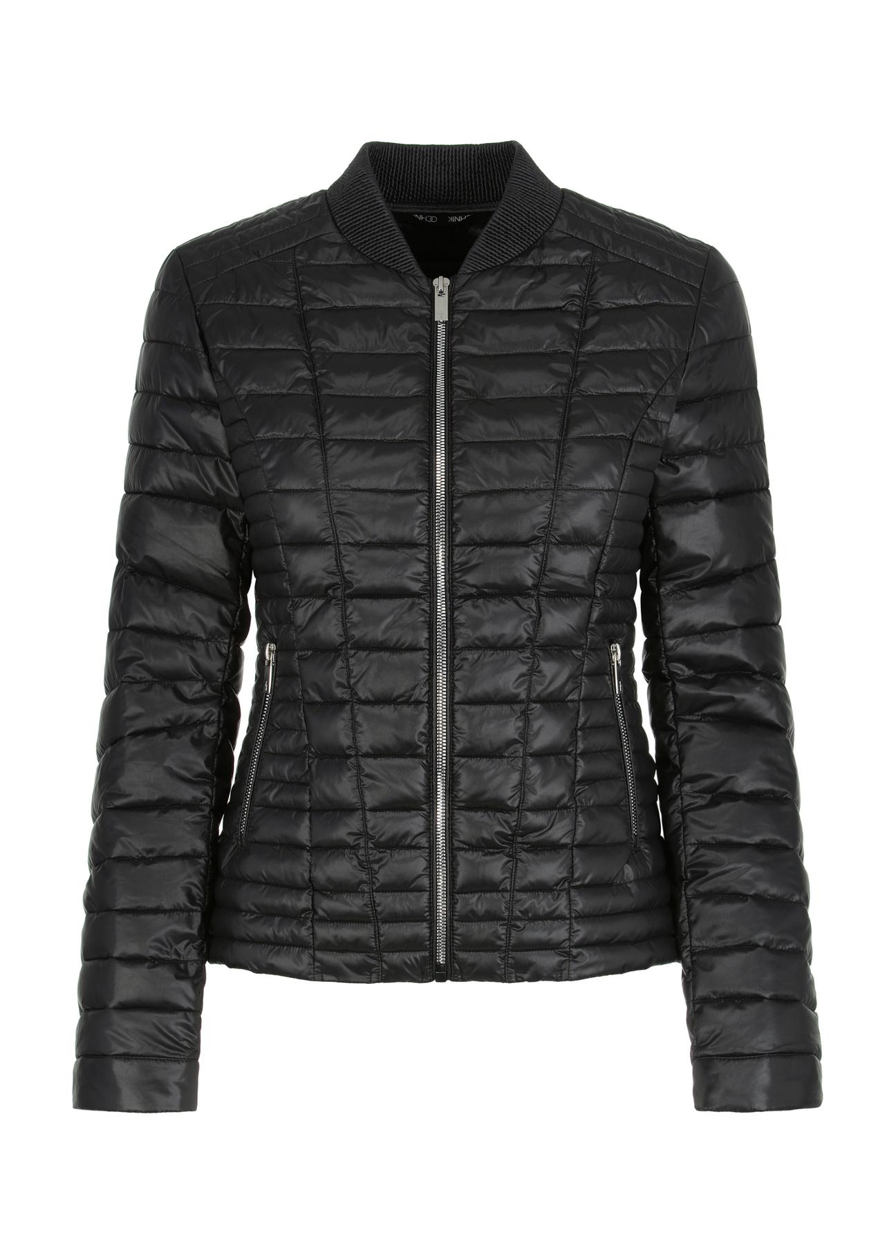 Women's quilted jacket with stand-up collar KURDT-0432-99(W24)-04