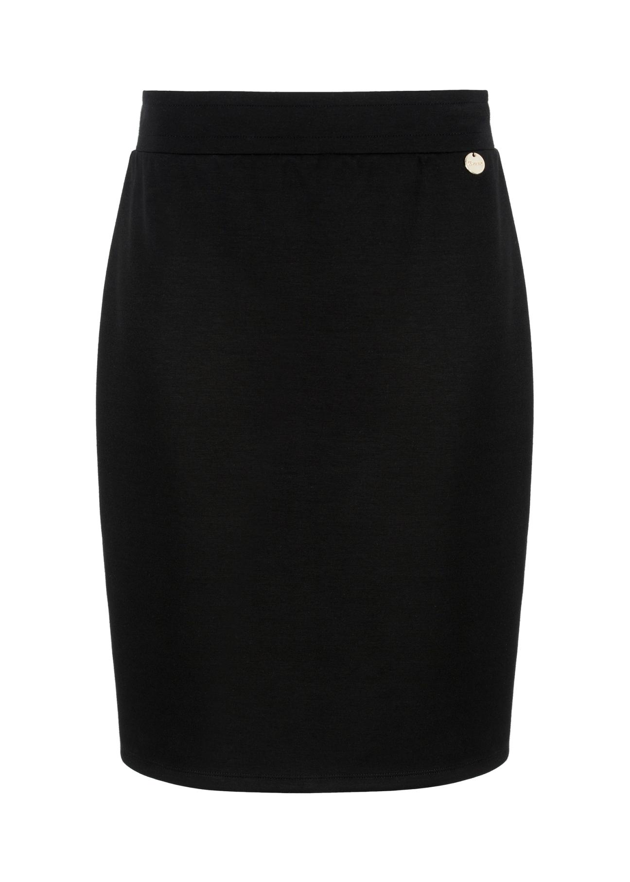 Black pencil midi skirt SPCDT-0081-99(Z23)-03