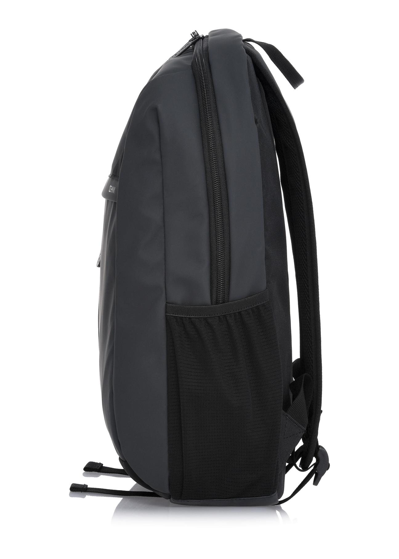 Grey single compartment men's backpack TORMN-0331-99(W24)-05