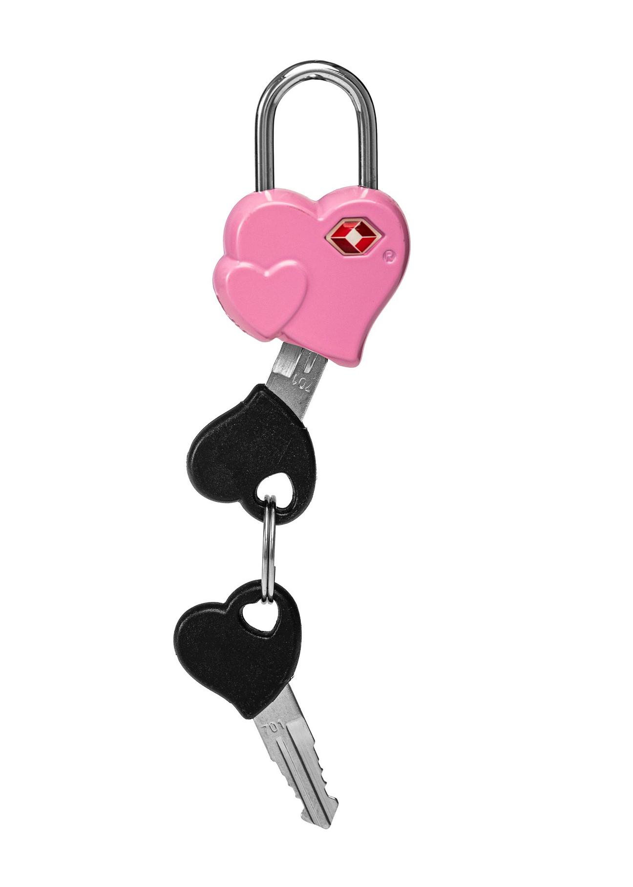 Pink TSA luggage lock AW-004-0011-34(W24)-03