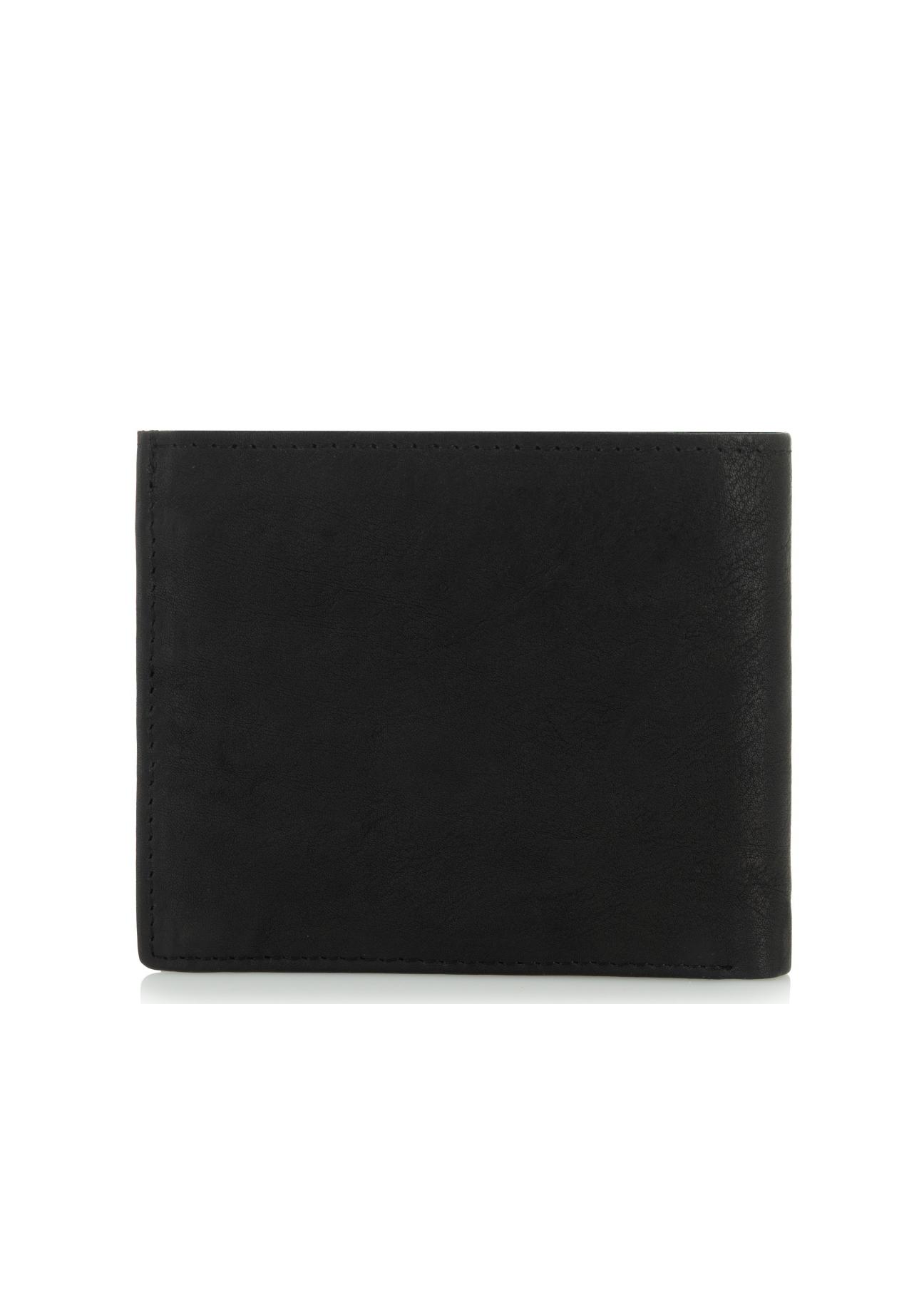 Classic black men's wallet without clasp PORMS-0206-99(Z24)-03