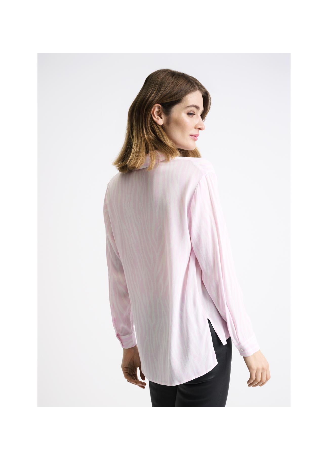 Pink women's shirt KOSDT-0095-34(W22)-06