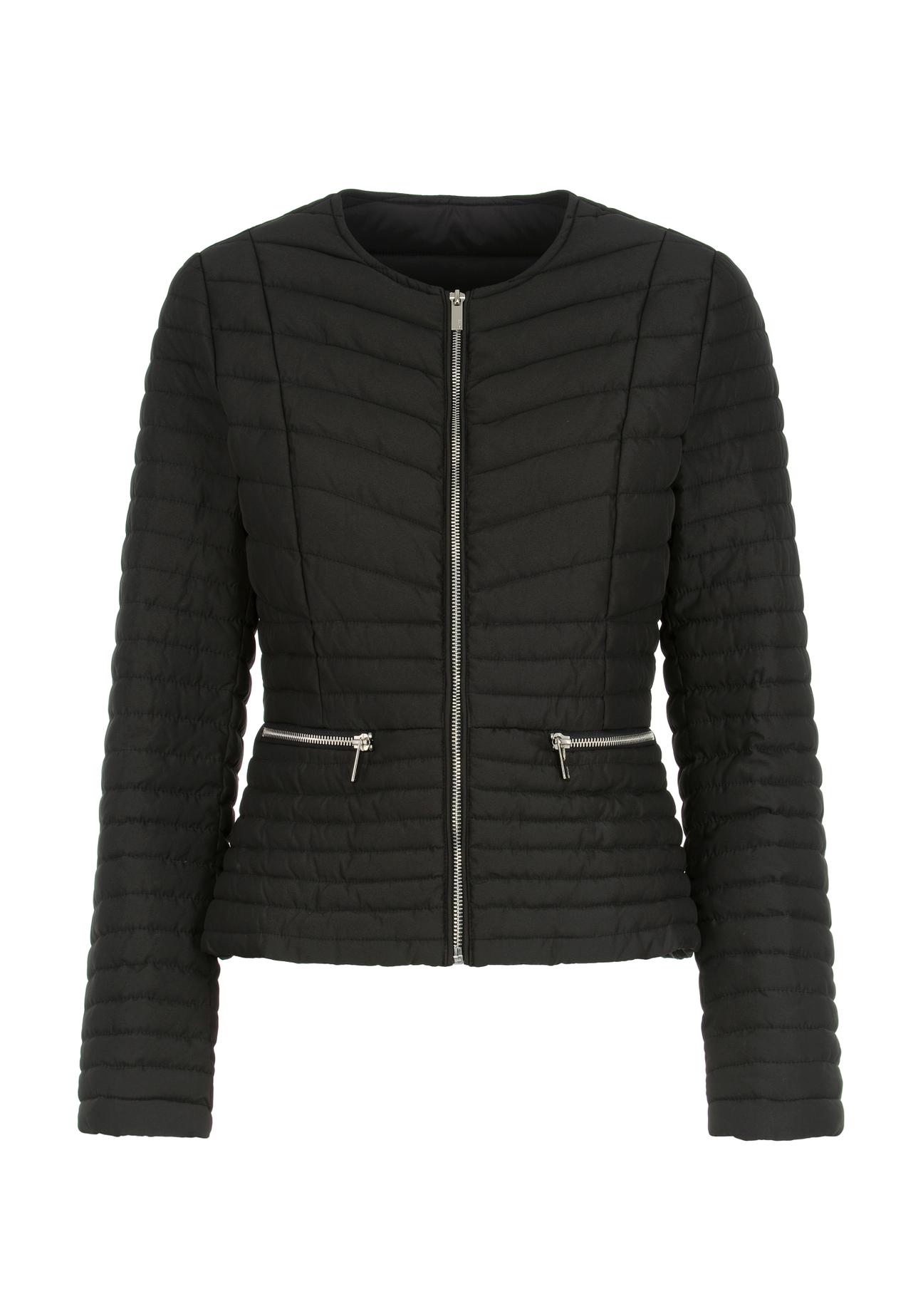 Women's waisted quilted jacket KURDT-0435-99(W24)-05