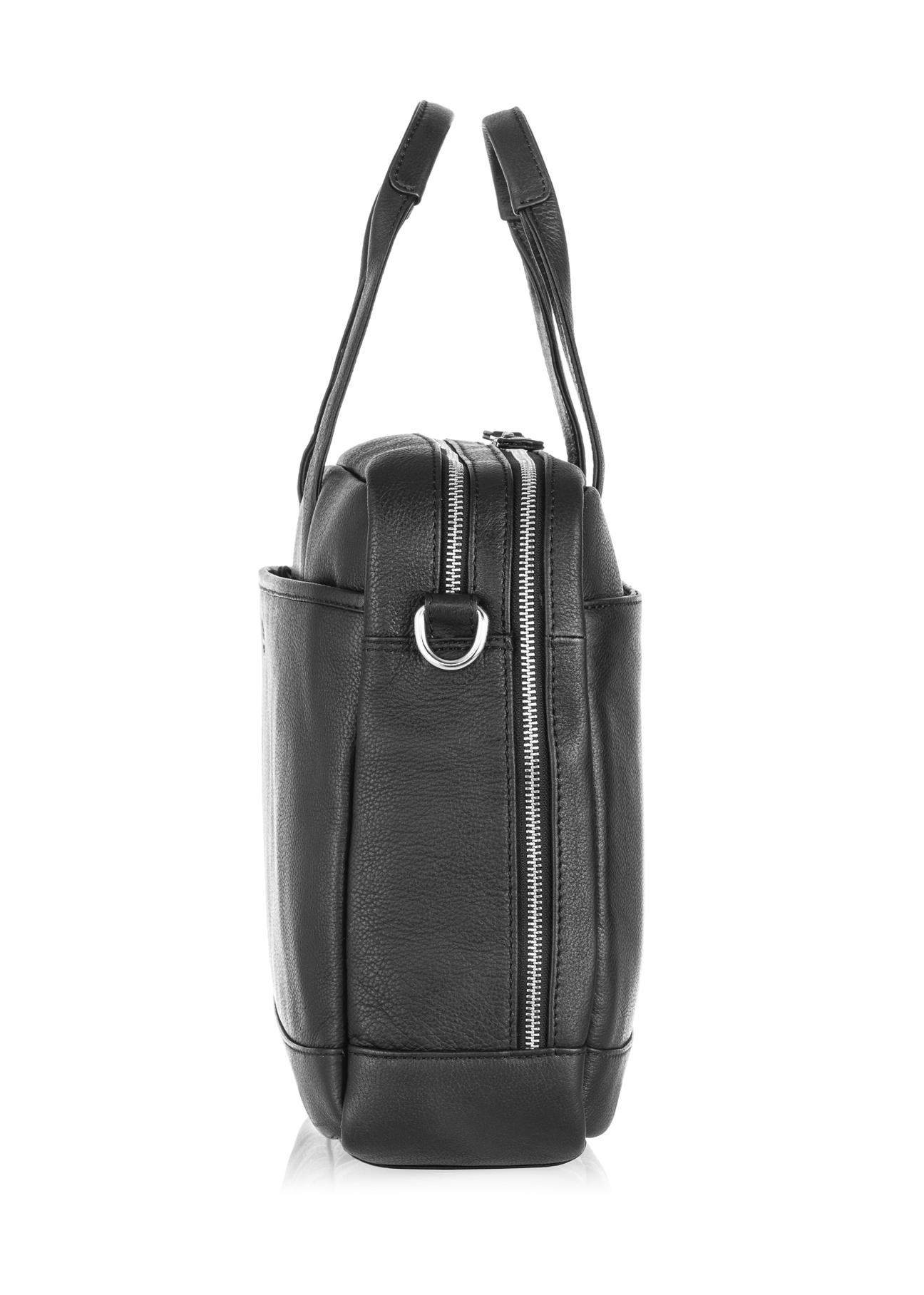 Capacious men's leather bag TORMS-0015A-99(W24)-03