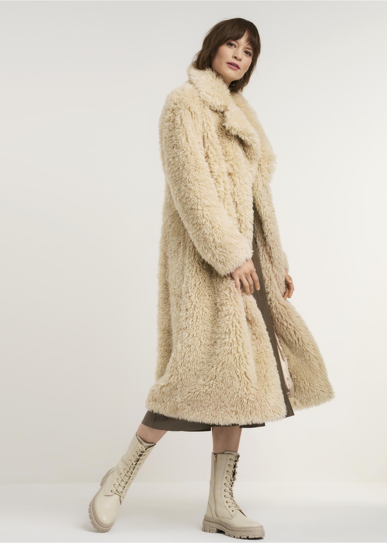 Women's oversize artificial fur FUTDP-0013-80(Z22)-01