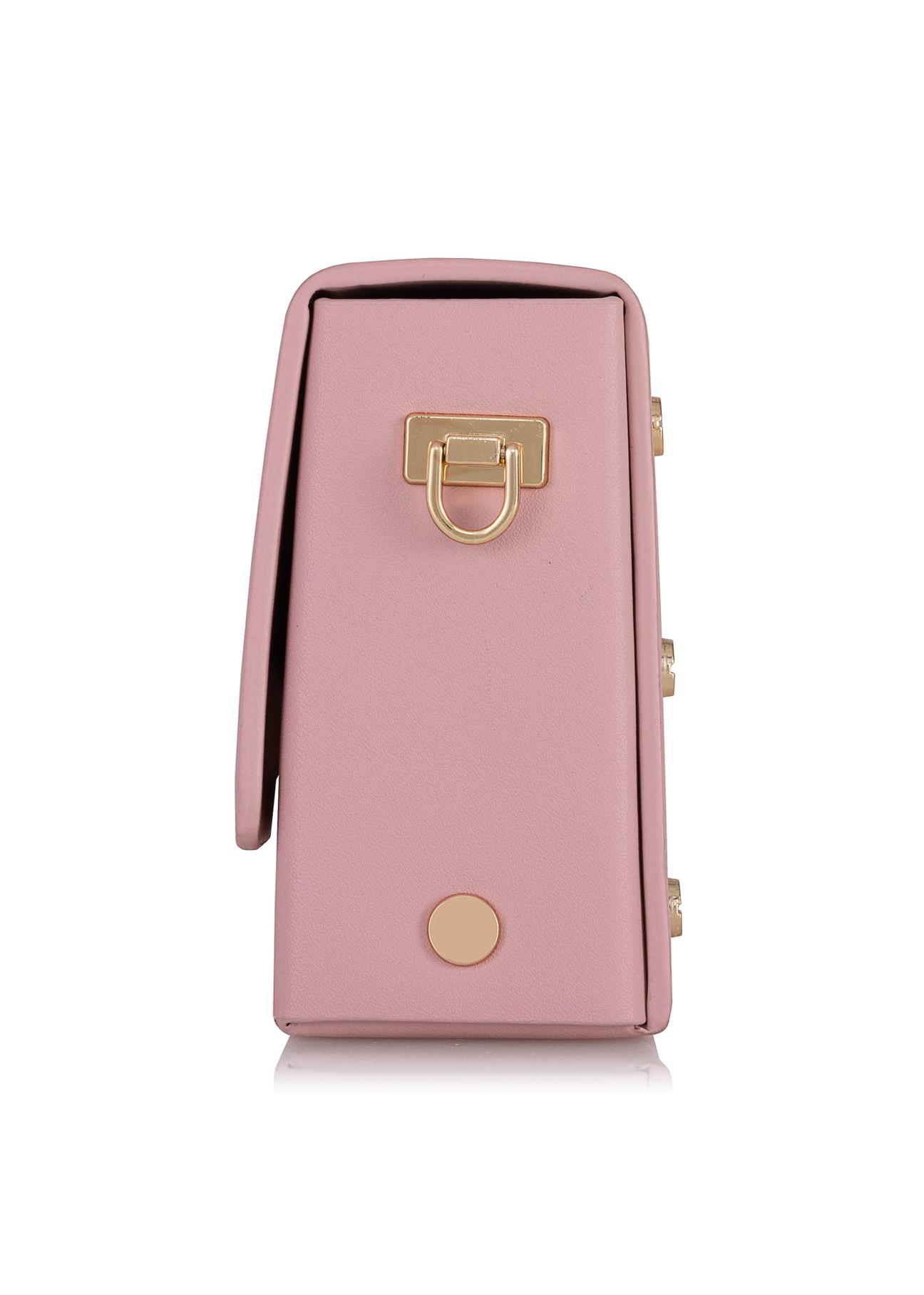 Small rectangular pink mailbag TOREC-0912-31(W24)-03