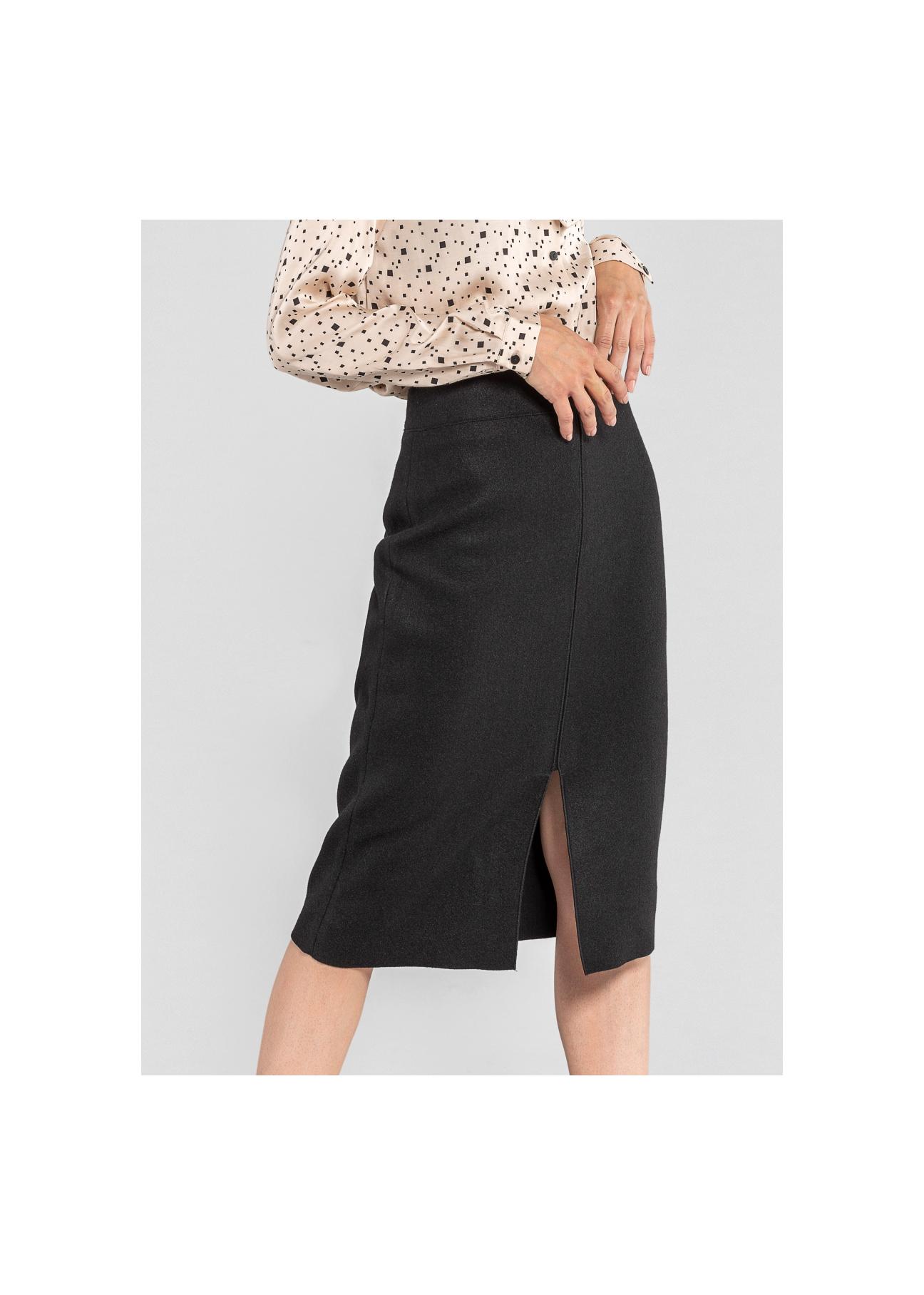 Black pencil midi skirt SPCDT-0037-99(Z20)-01