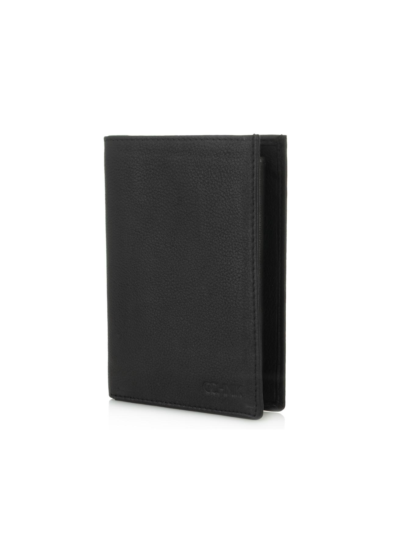 Leather men's wallet with no zipper PORMS-0204-99(Z24)-02