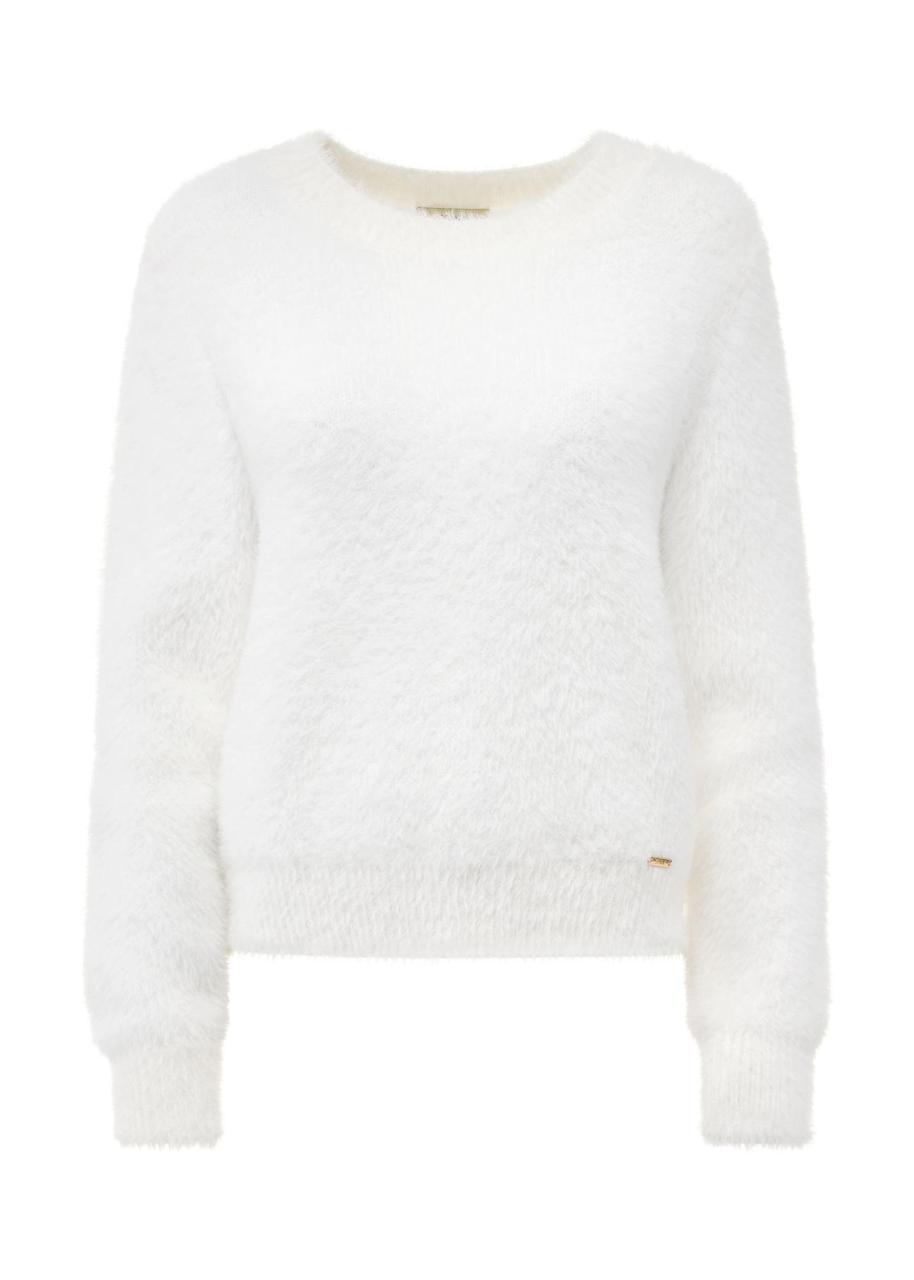 Cream women's sweater SWEDT-0228-80(Z24)-05