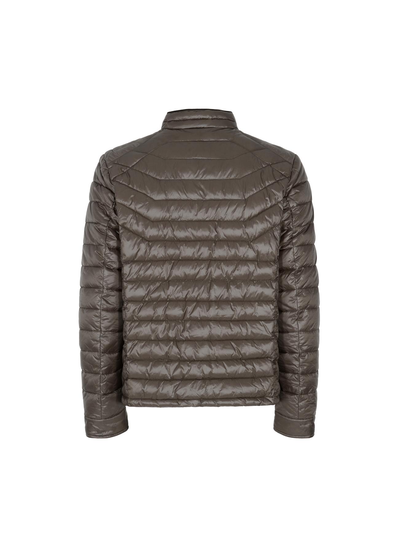 Men's quilted jacket with stand-up collar KURMT-0260-82(W23)-04