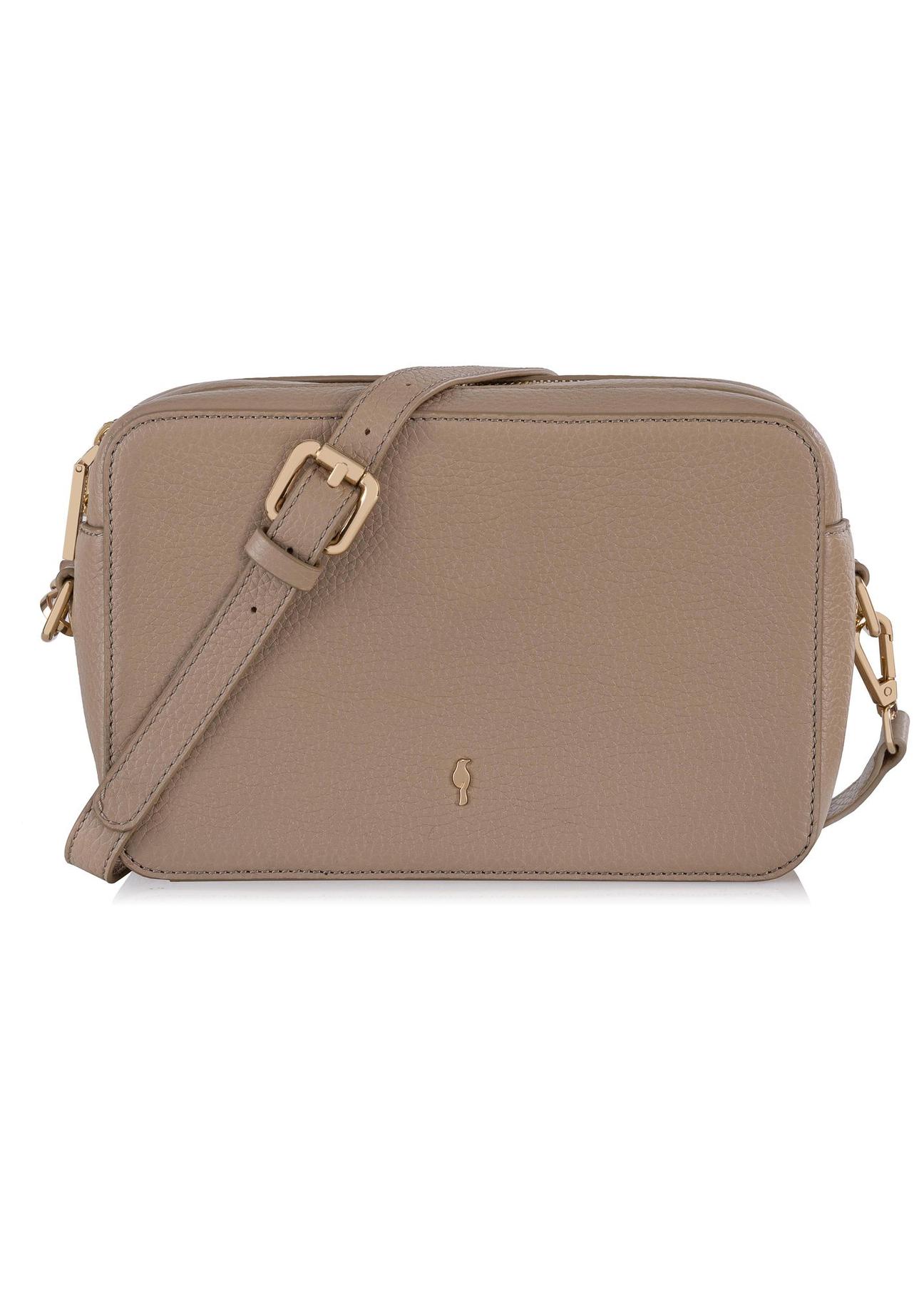 Beige leather handbag for women TORES-0732B-81(W24)-01