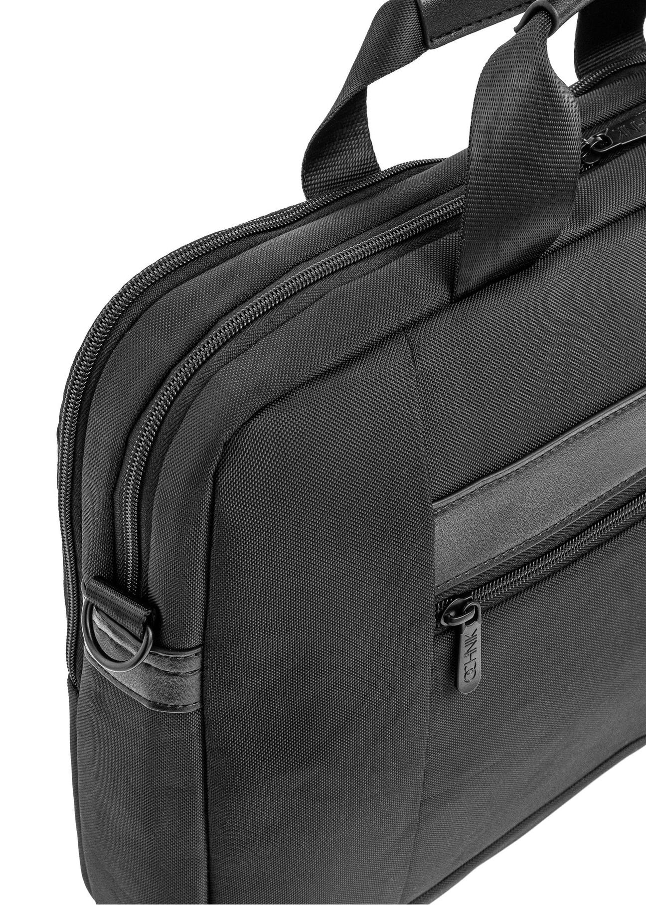 Black laptop bag TORMN-0001C-99(Z24)-07