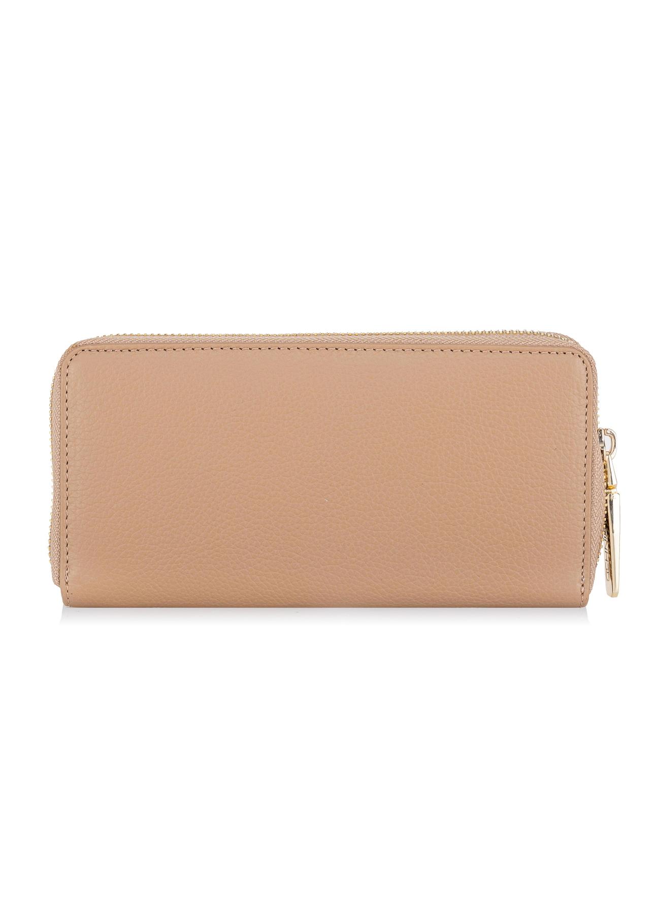 Large beige leather women's wallet PORES-0800C-81(Z23)-04