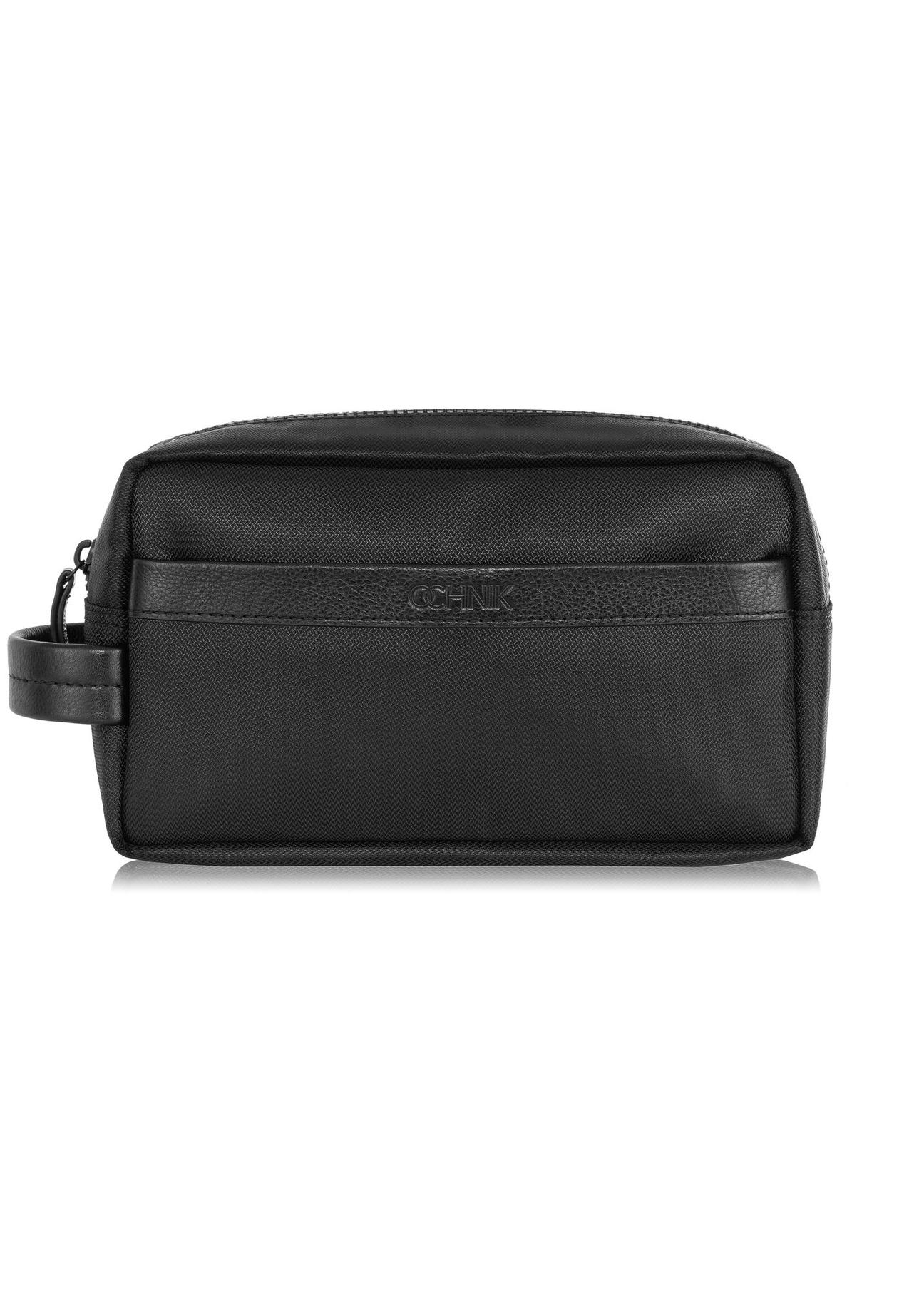 Black men's cosmetic bag TORMN-0304-99(Z23)-01