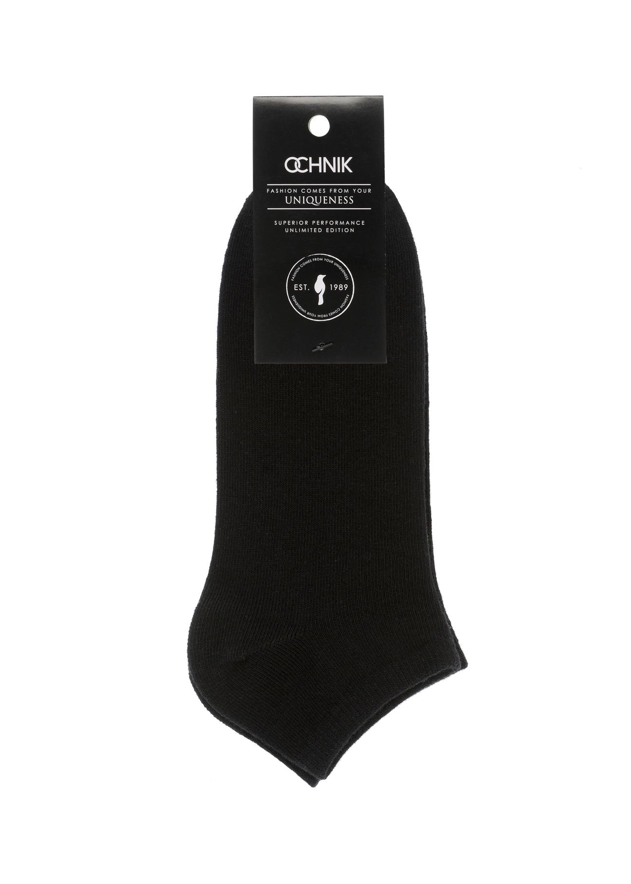 Women's short black socks SKADT-0053A-99(W24)-02