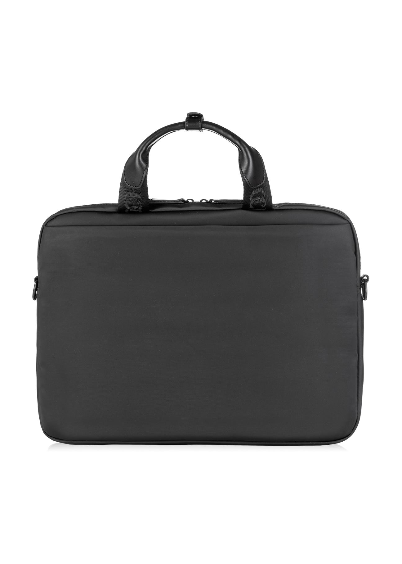 Black men's bag with handle TORMN-0203A-99(W23)-04