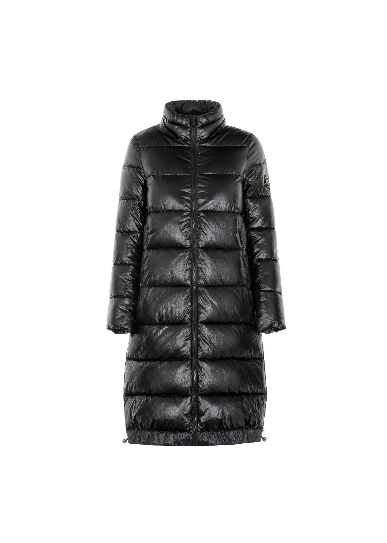 Women's quilted jacket with hood KURDT-0334-98(Z23)-09