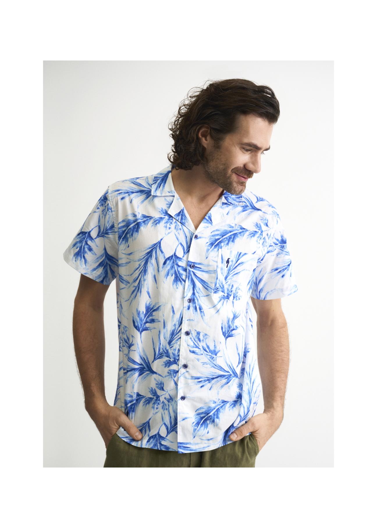 Men's short sleeve shirt KOSMT-0287-61(W23)-02