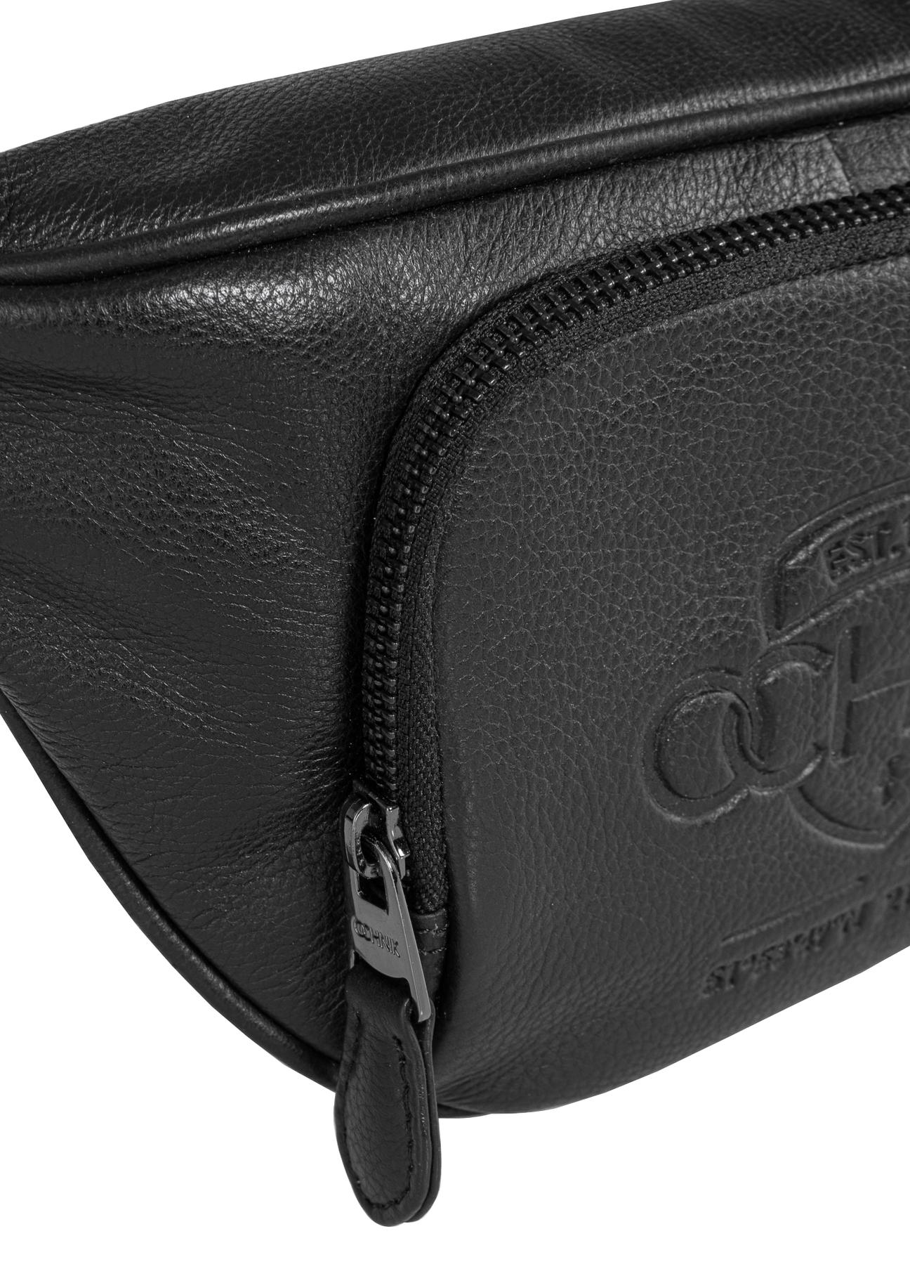 Men's leather kidney with logo TORMS-0280B-99(W23)-05