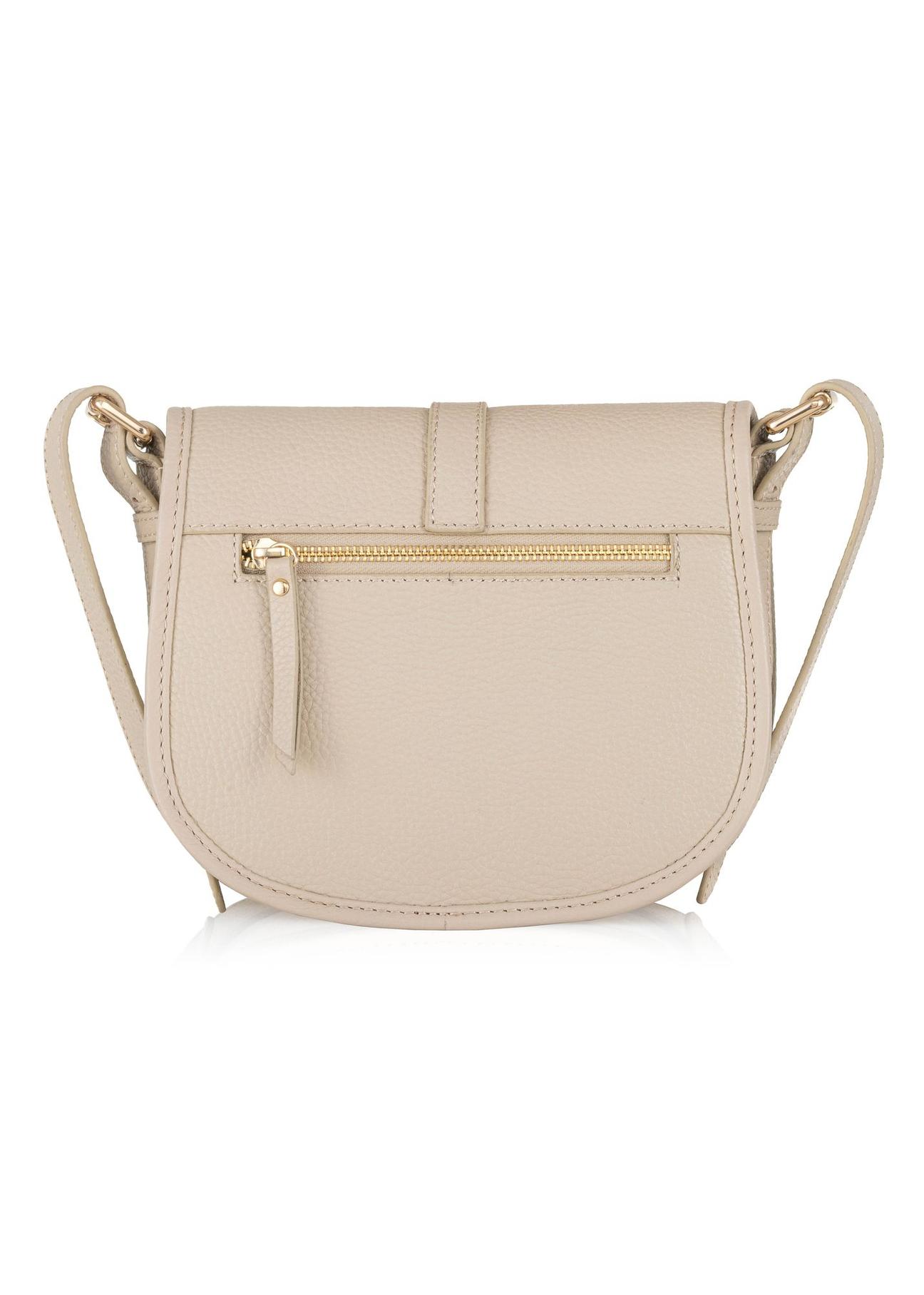 Beige leather small bag TORES-1055-80(Z24)-06