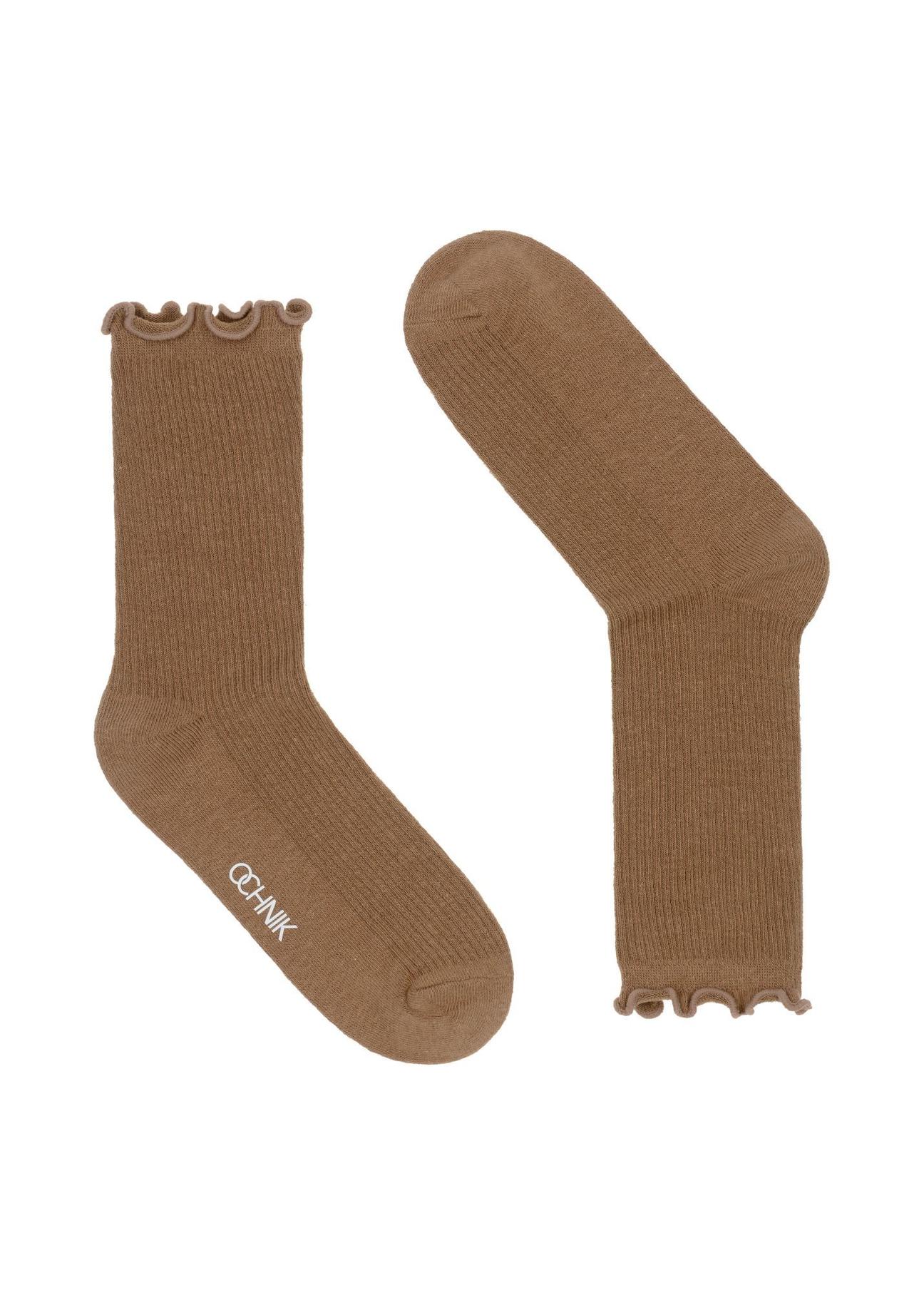 Women's socks with frill SKADT-0060A-24(Z23)-01