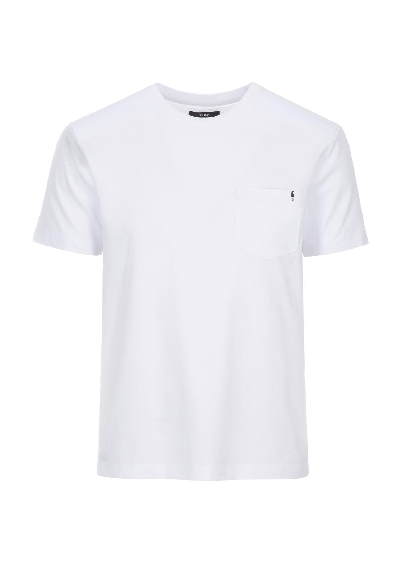 White basic Men's T-shirt  TSHMT-0097-11(W24)-04