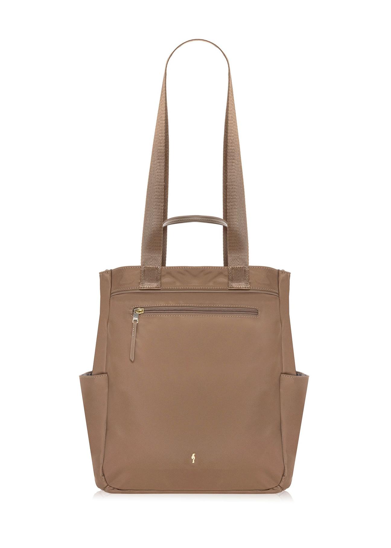 Beige bag - backpack TOREN-0273A-81(W25)-01