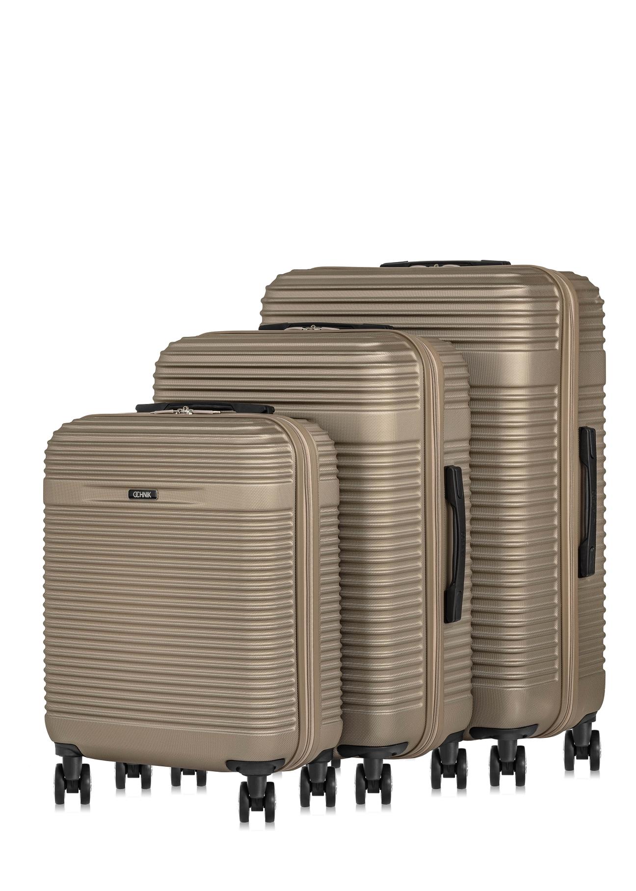 Set of suitcases on wheels 19''/24''/28'' WALAB-0040-80(W24)-01