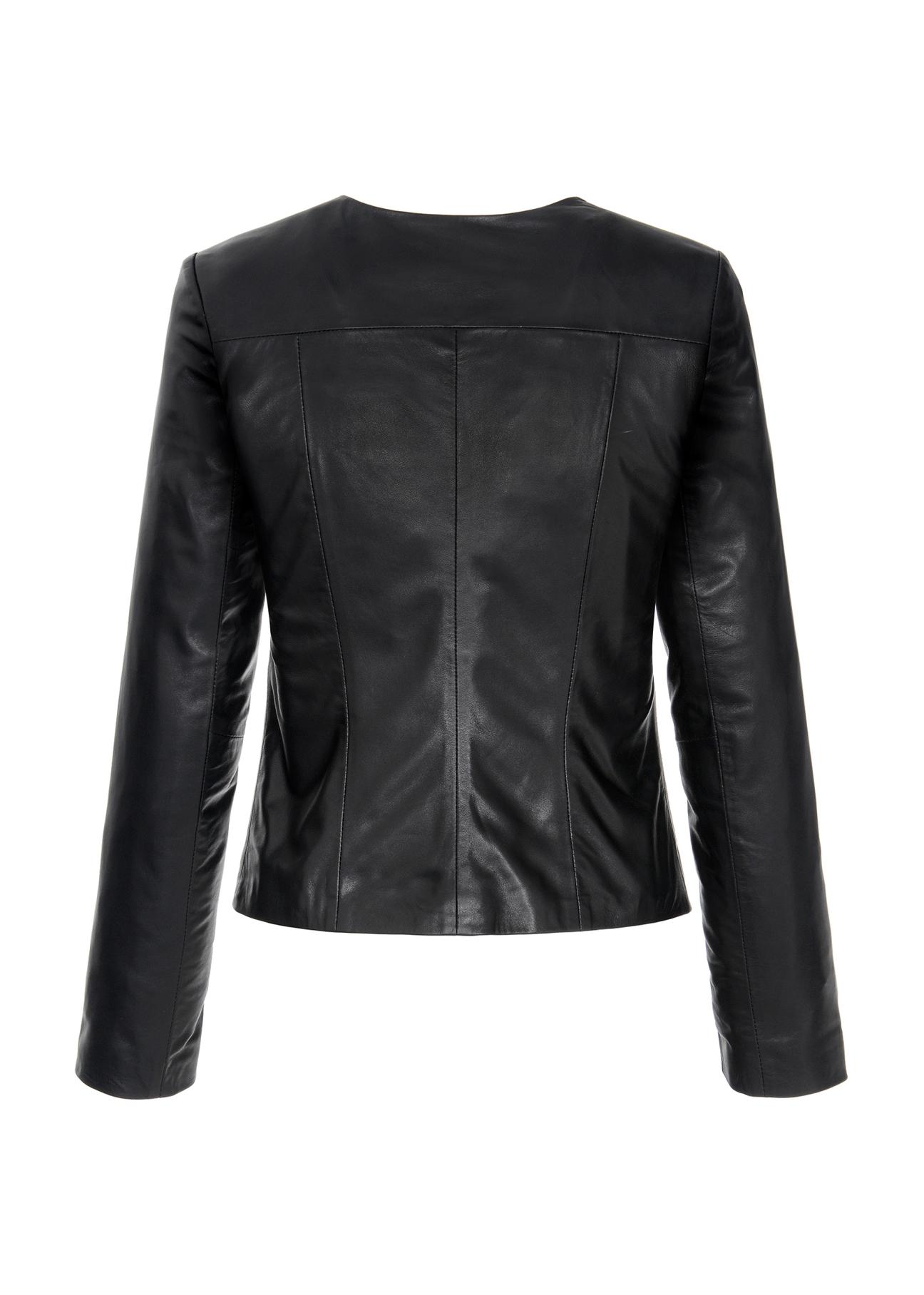 Women's waisted leather jacket KURDS-0209-4233(KS)-04