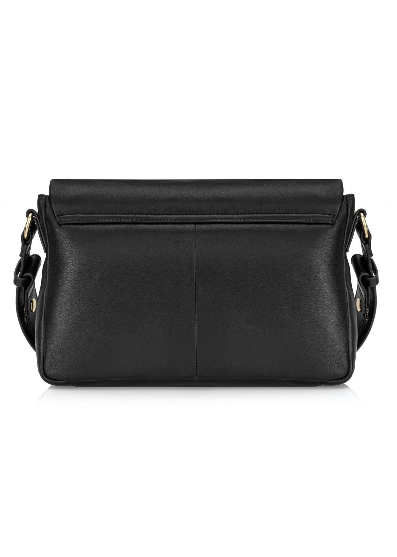 Black leather women's bag TORES-1063-99(Z24)-05